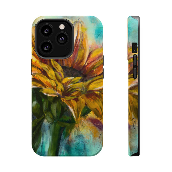 Printify Phone Case iPhone 13 Pro / Matte Sunflower MagSafe Tough Cases