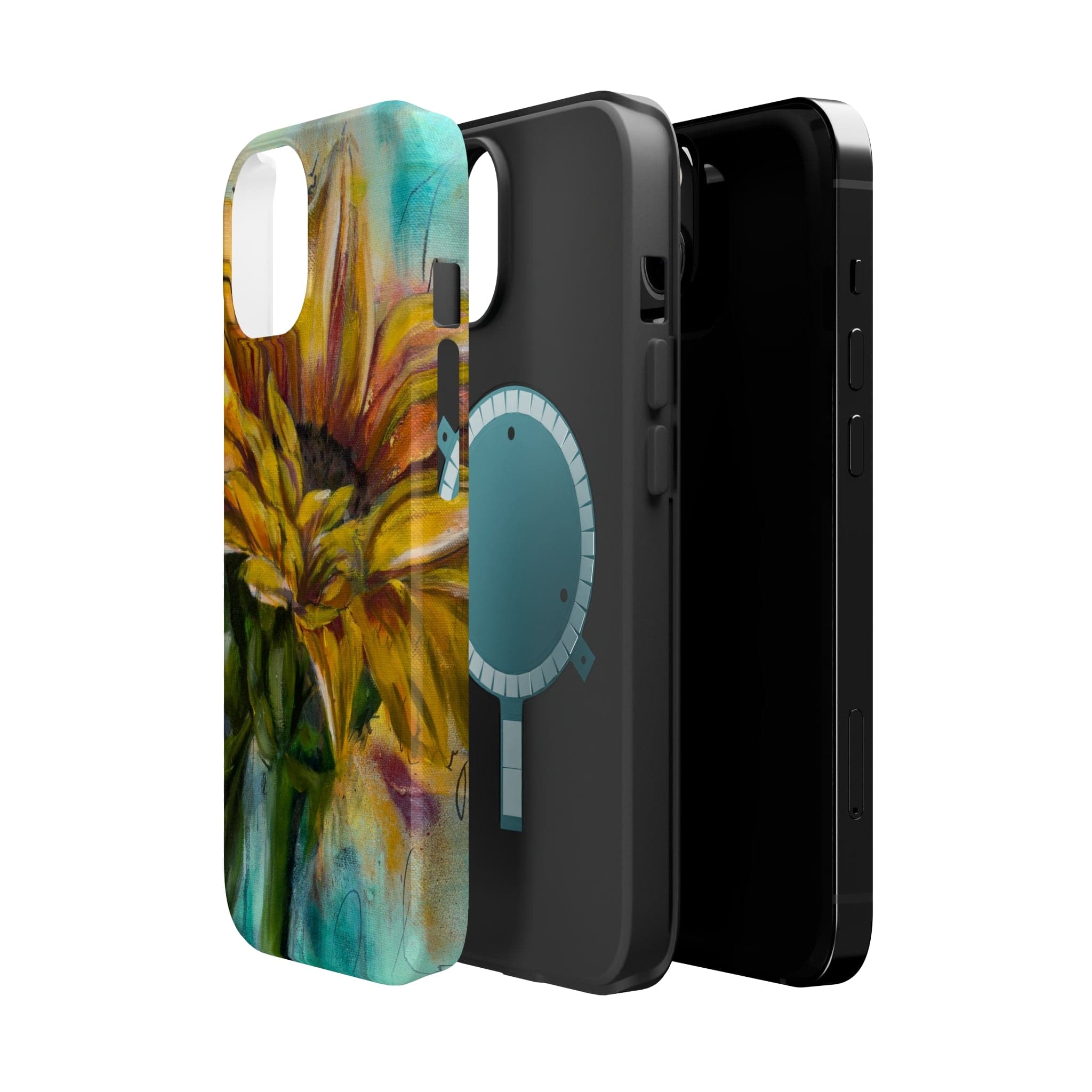 Printify Phone Case Sunflower MagSafe Tough Cases