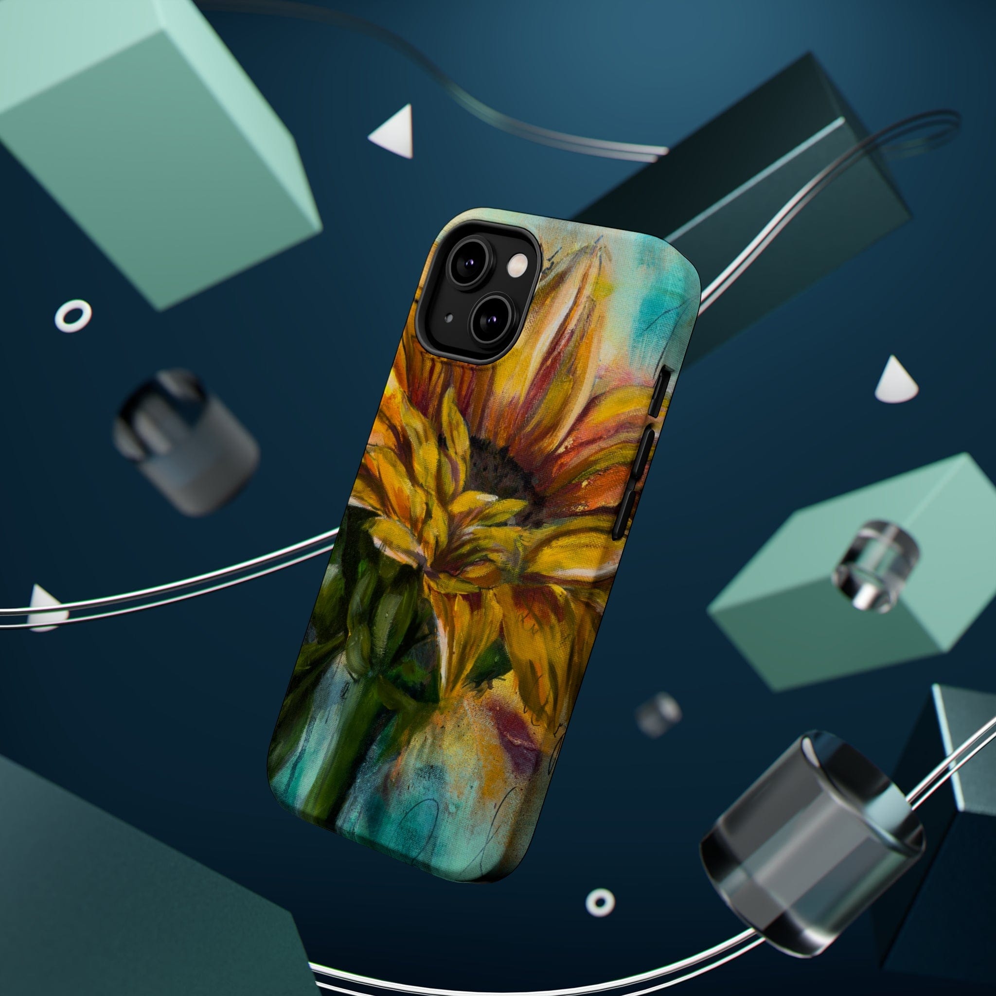 Printify Phone Case Sunflower MagSafe Tough Cases
