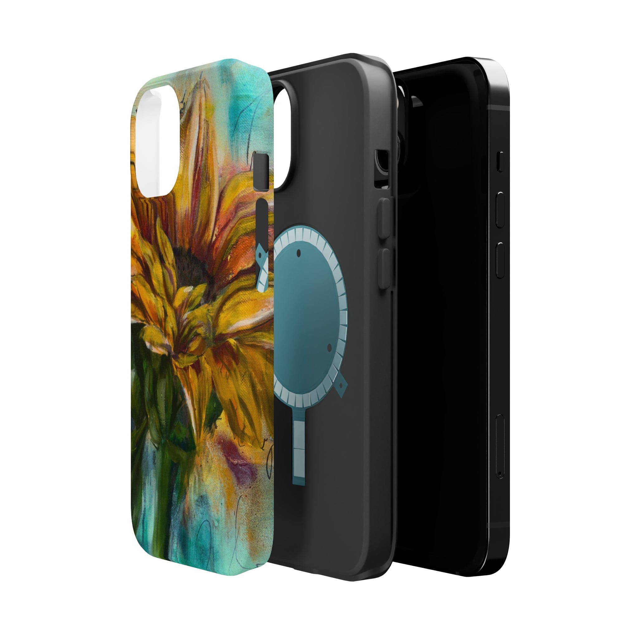 Printify Phone Case Sunflower MagSafe Tough Cases