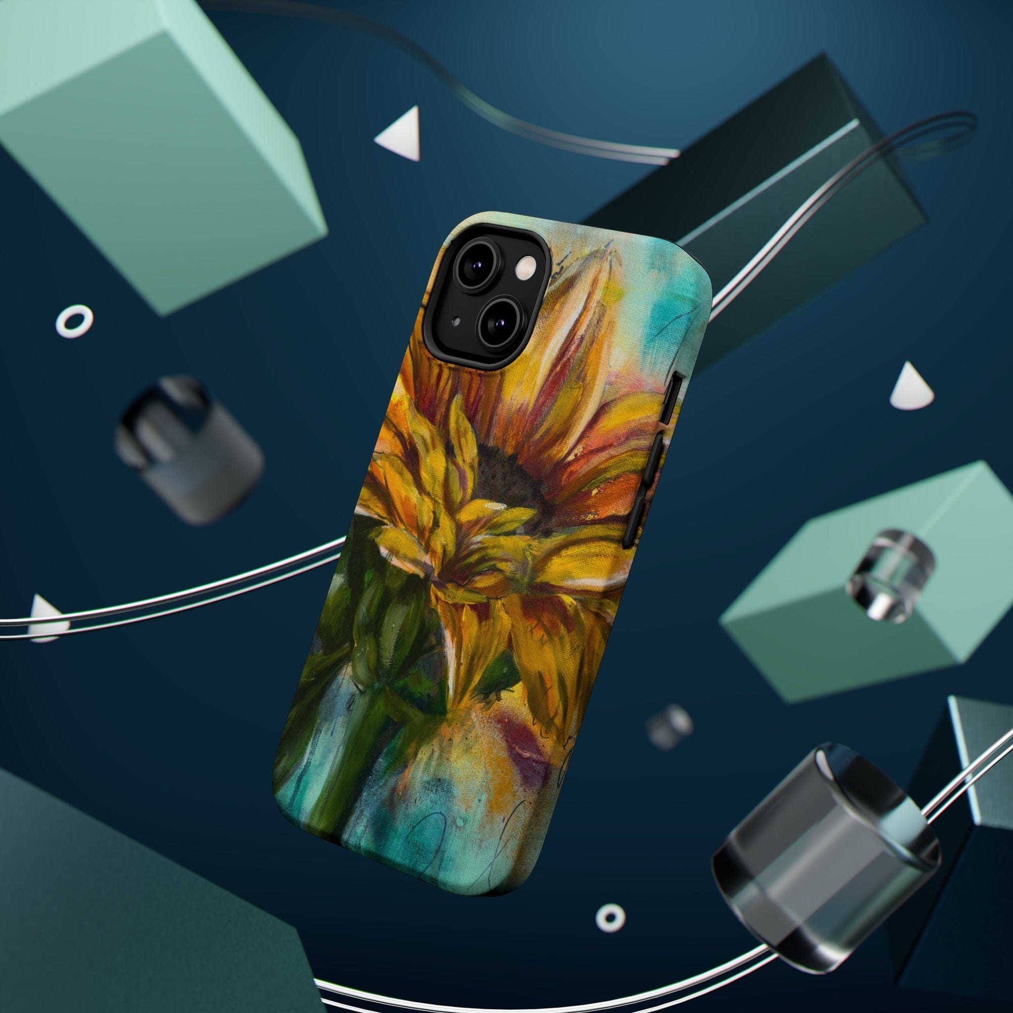 Printify Phone Case Sunflower MagSafe Tough Cases