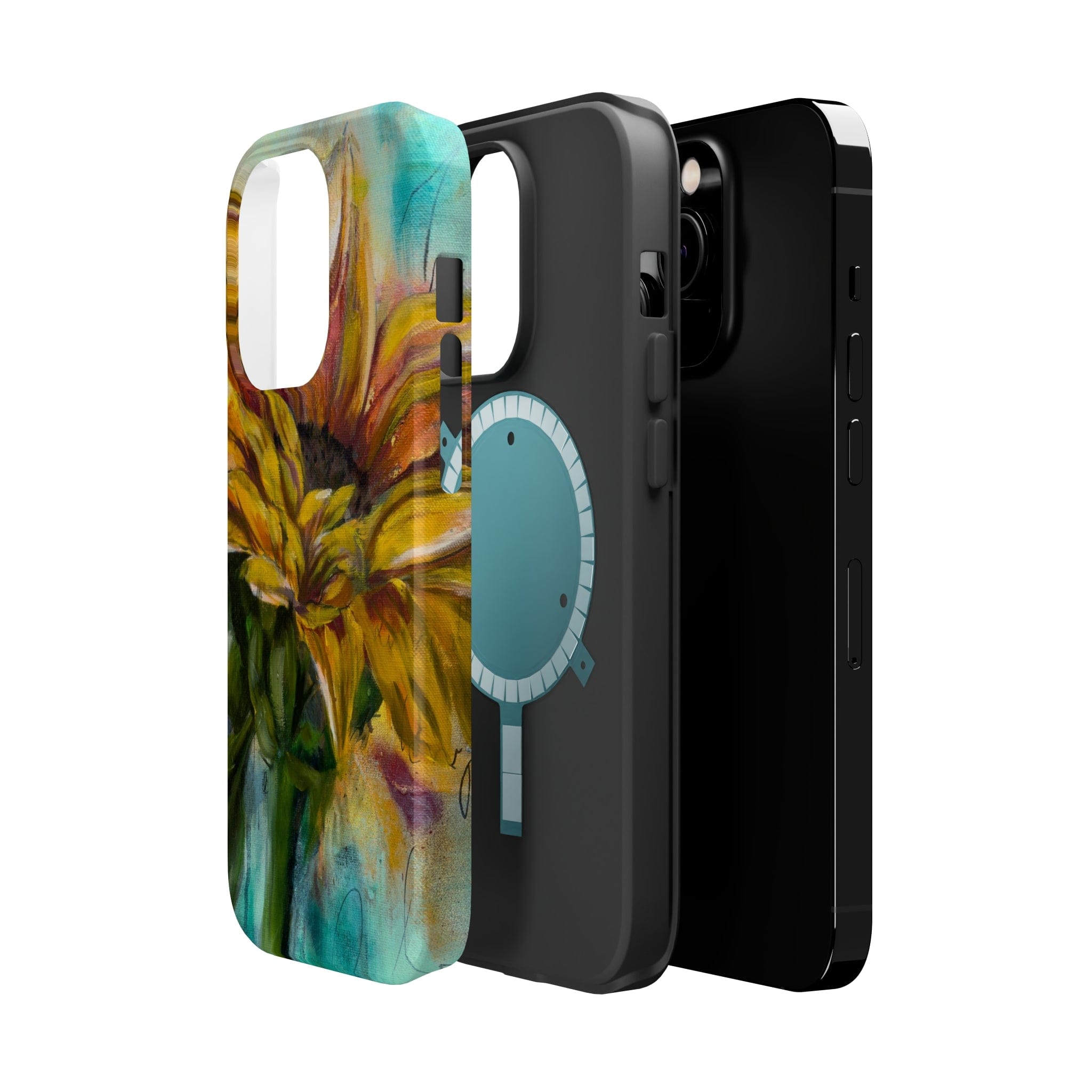 Printify Phone Case Sunflower MagSafe Tough Cases