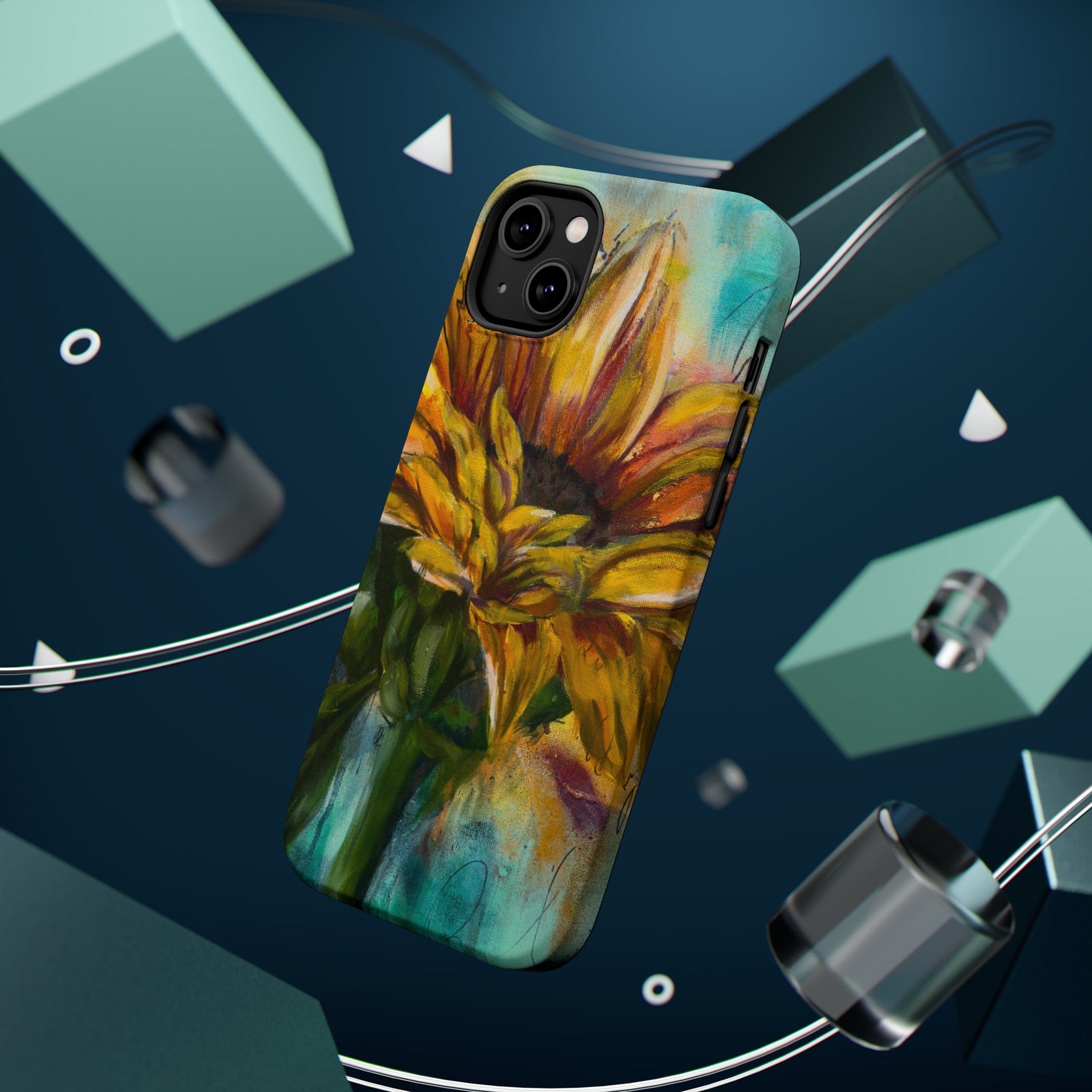 Printify Phone Case Sunflower MagSafe Tough Cases