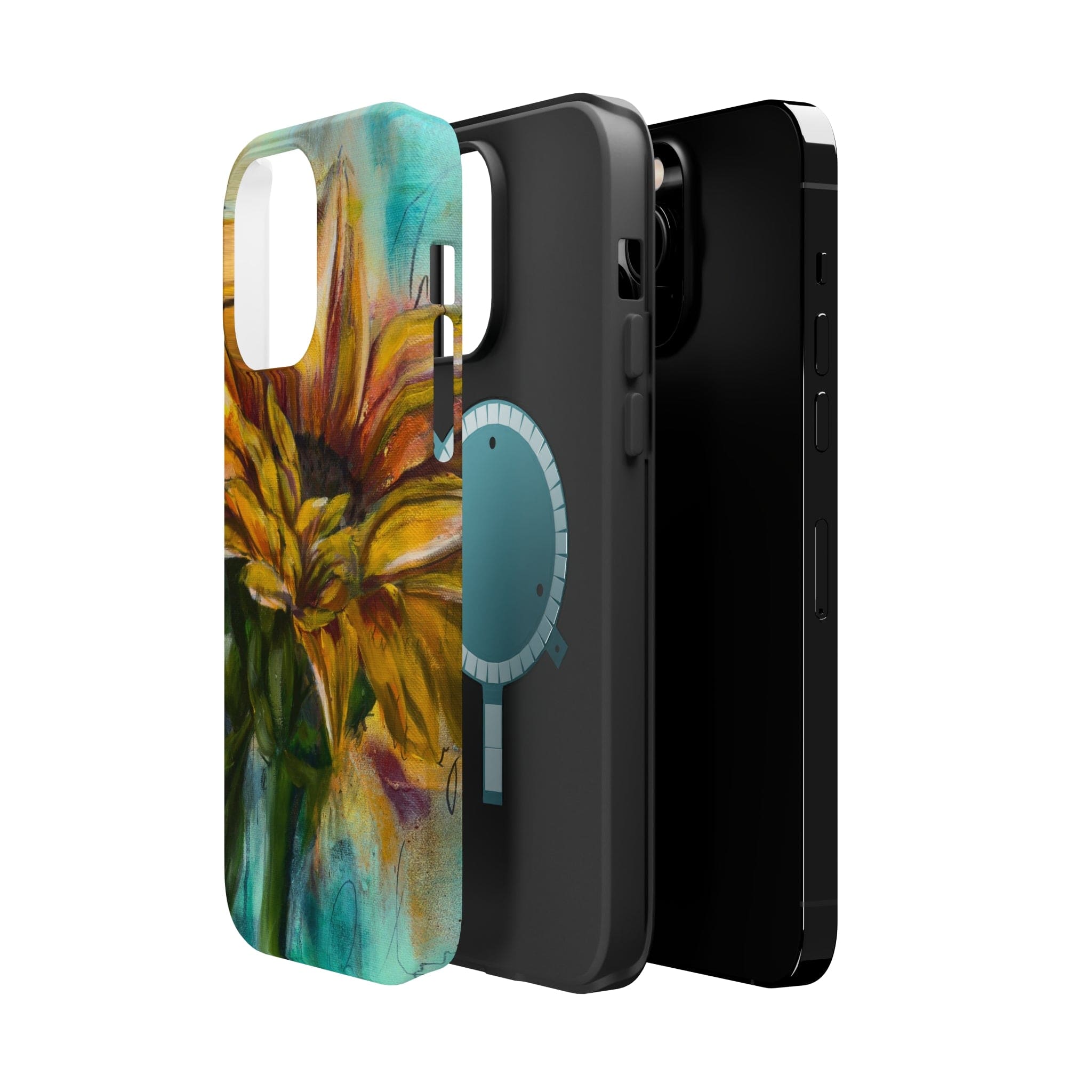 Printify Phone Case Sunflower MagSafe Tough Cases