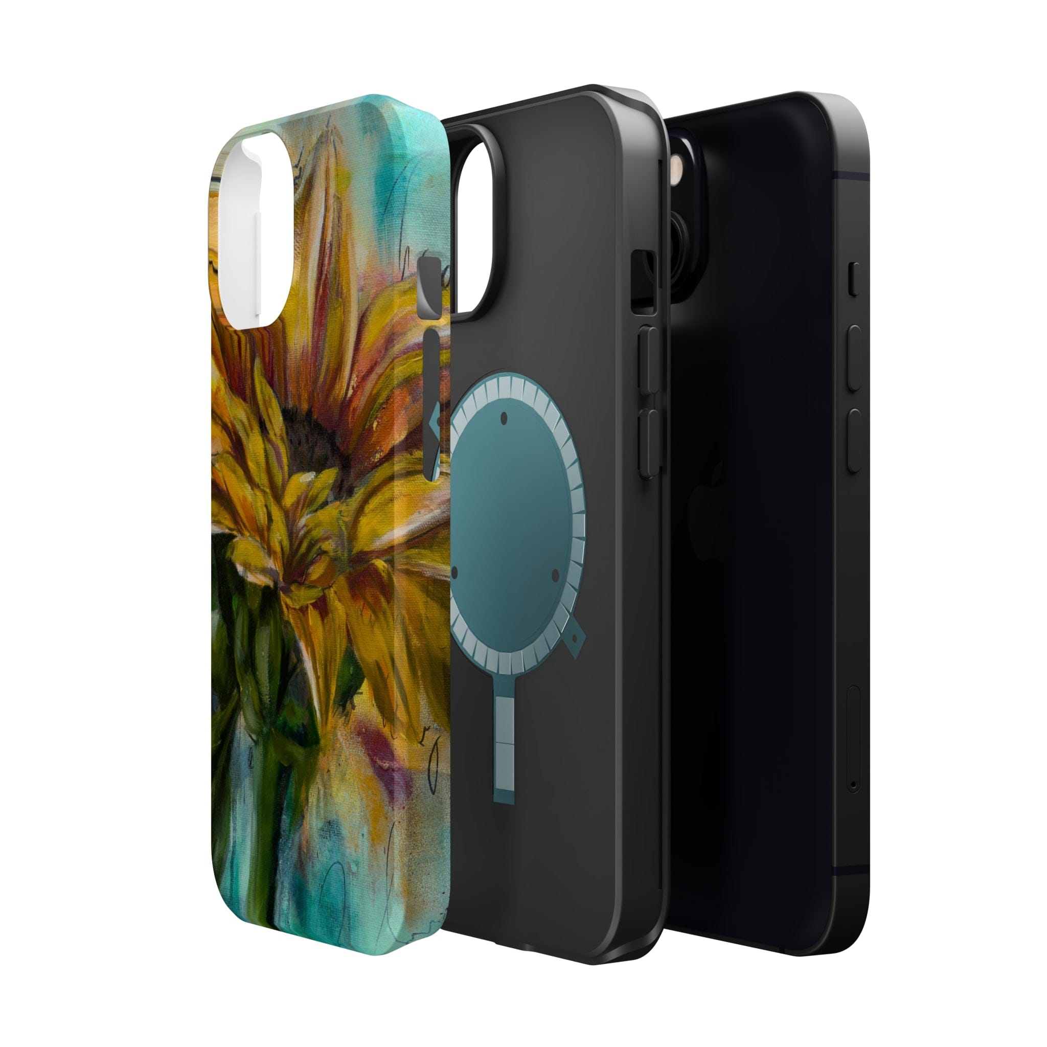 Printify Phone Case Sunflower MagSafe Tough Cases