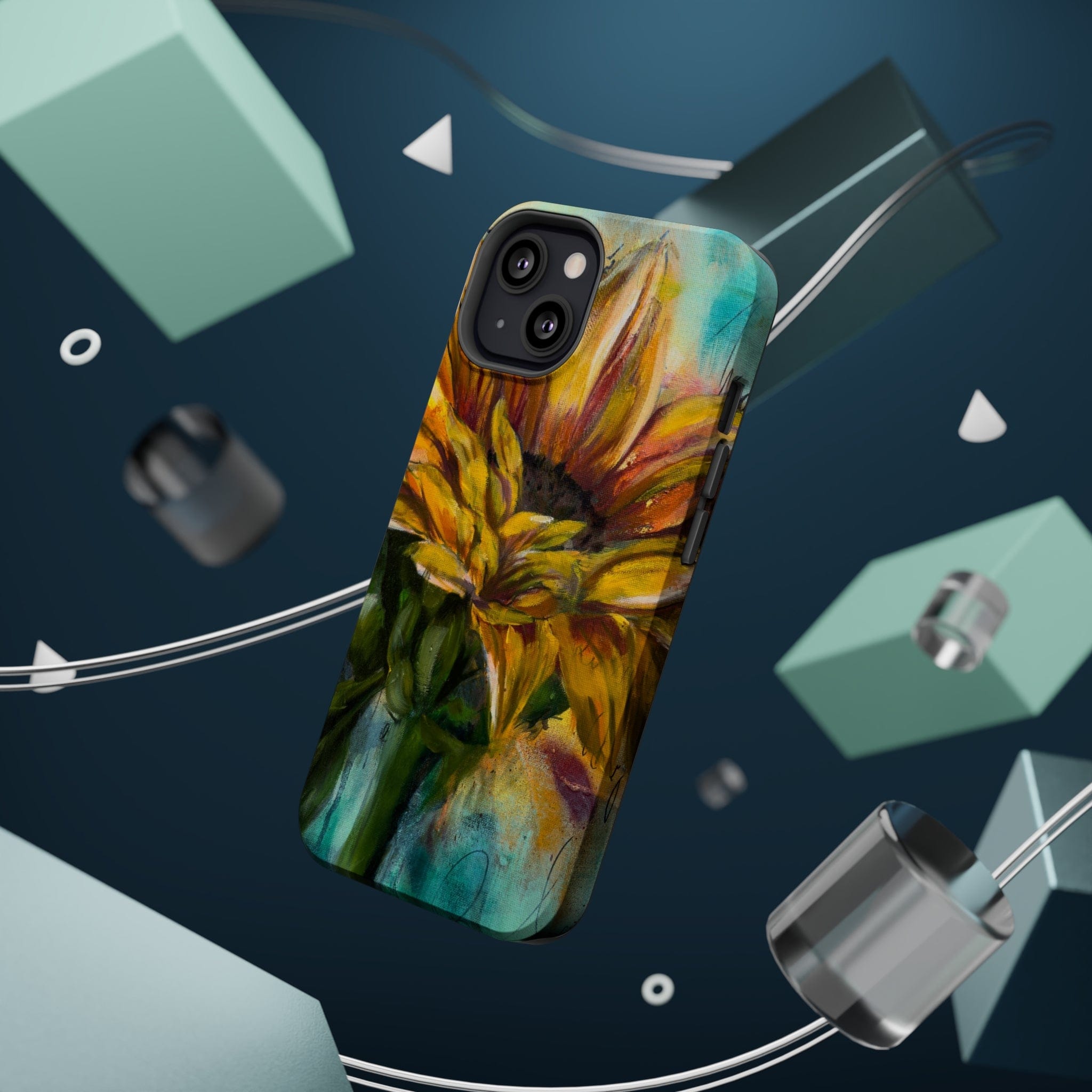 Printify Phone Case Sunflower MagSafe Tough Cases