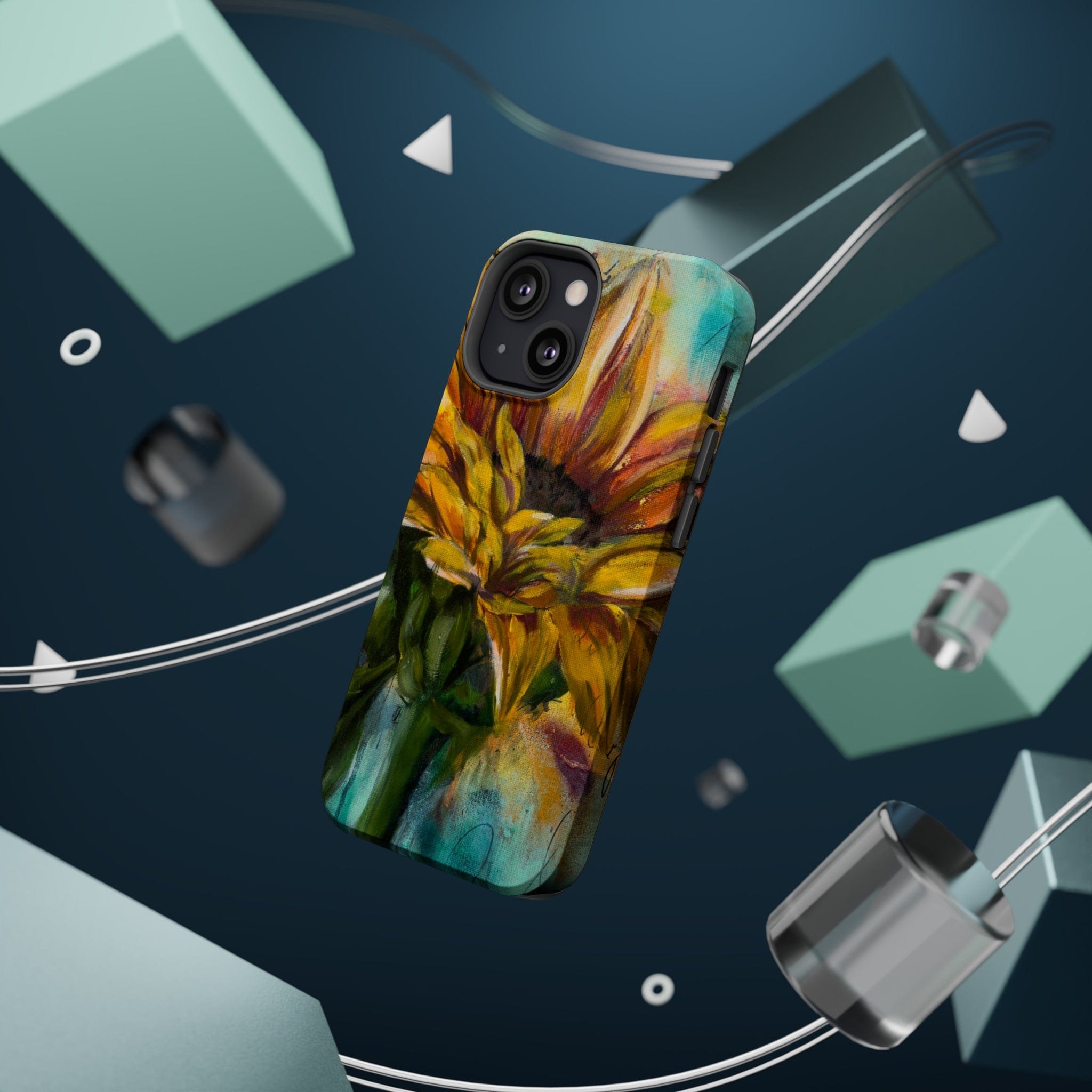 Printify Phone Case Sunflower MagSafe Tough Cases