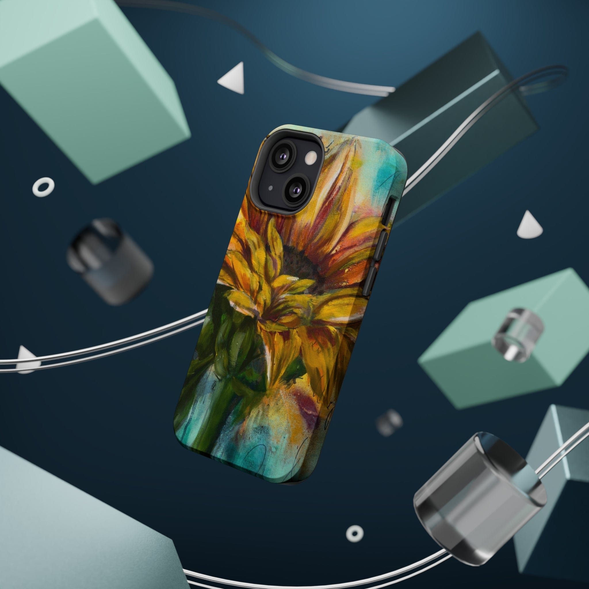 Printify Phone Case Sunflower MagSafe Tough Cases