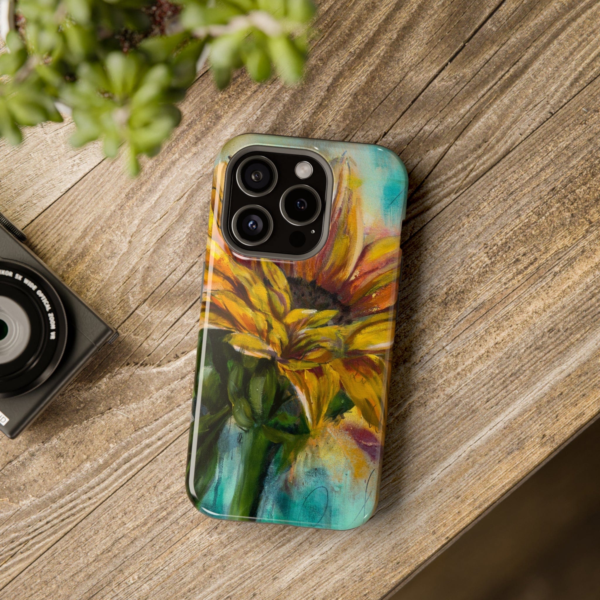 Printify Phone Case Sunflower MagSafe Tough Cases