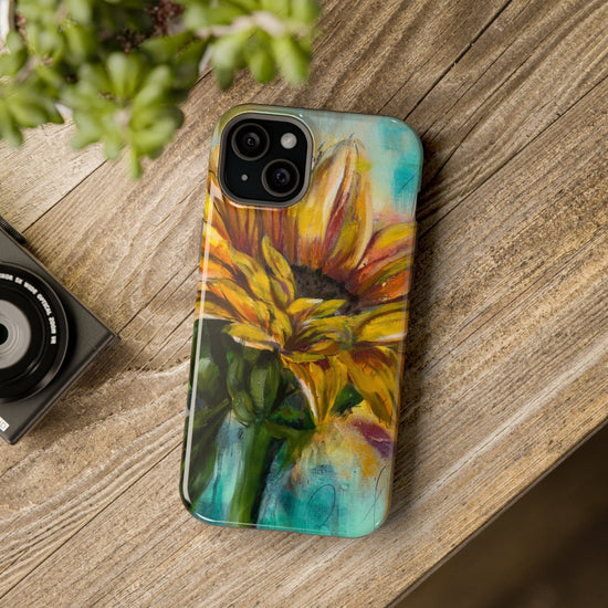 Printify Phone Case Sunflower MagSafe Tough Cases