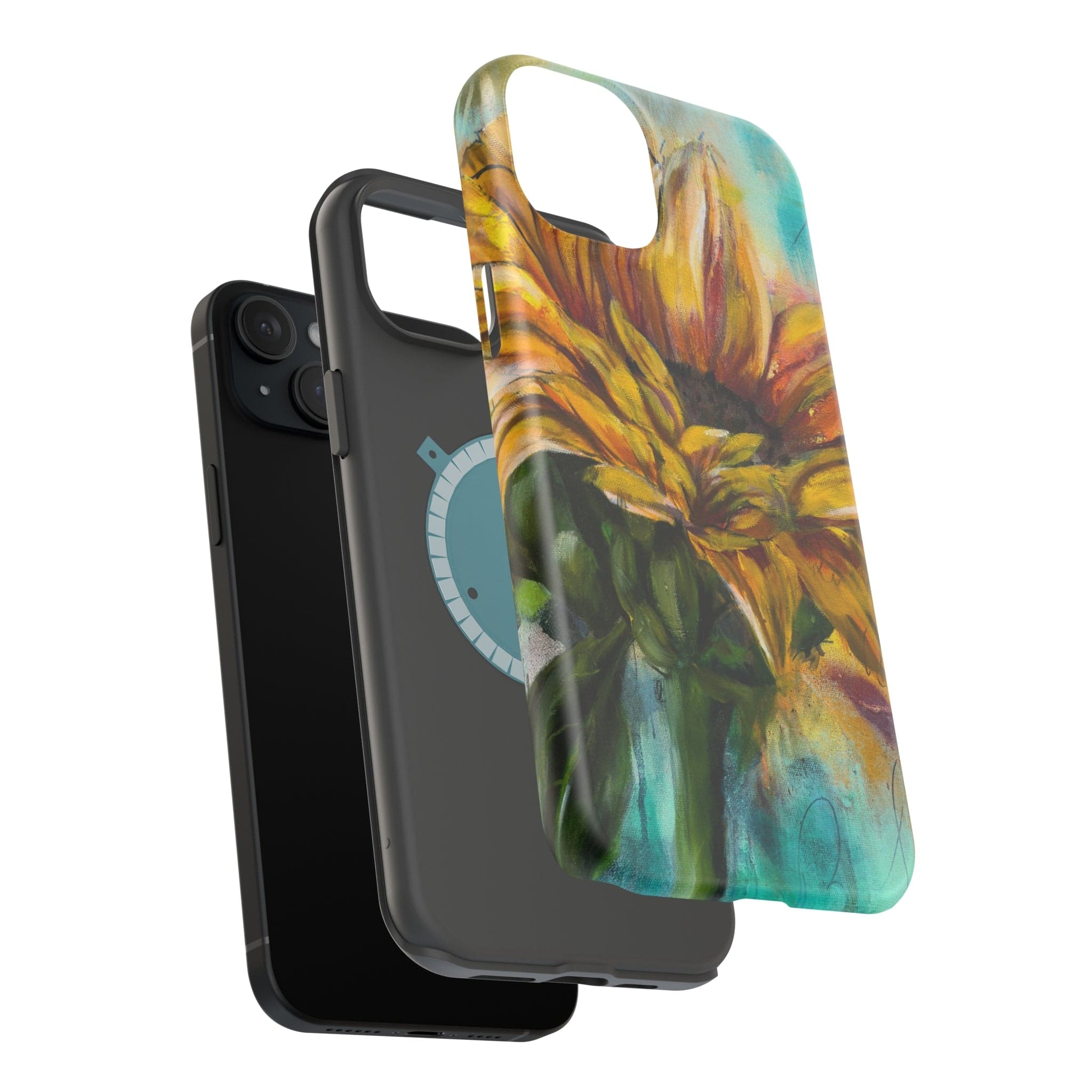 Printify Phone Case Sunflower MagSafe Tough Cases
