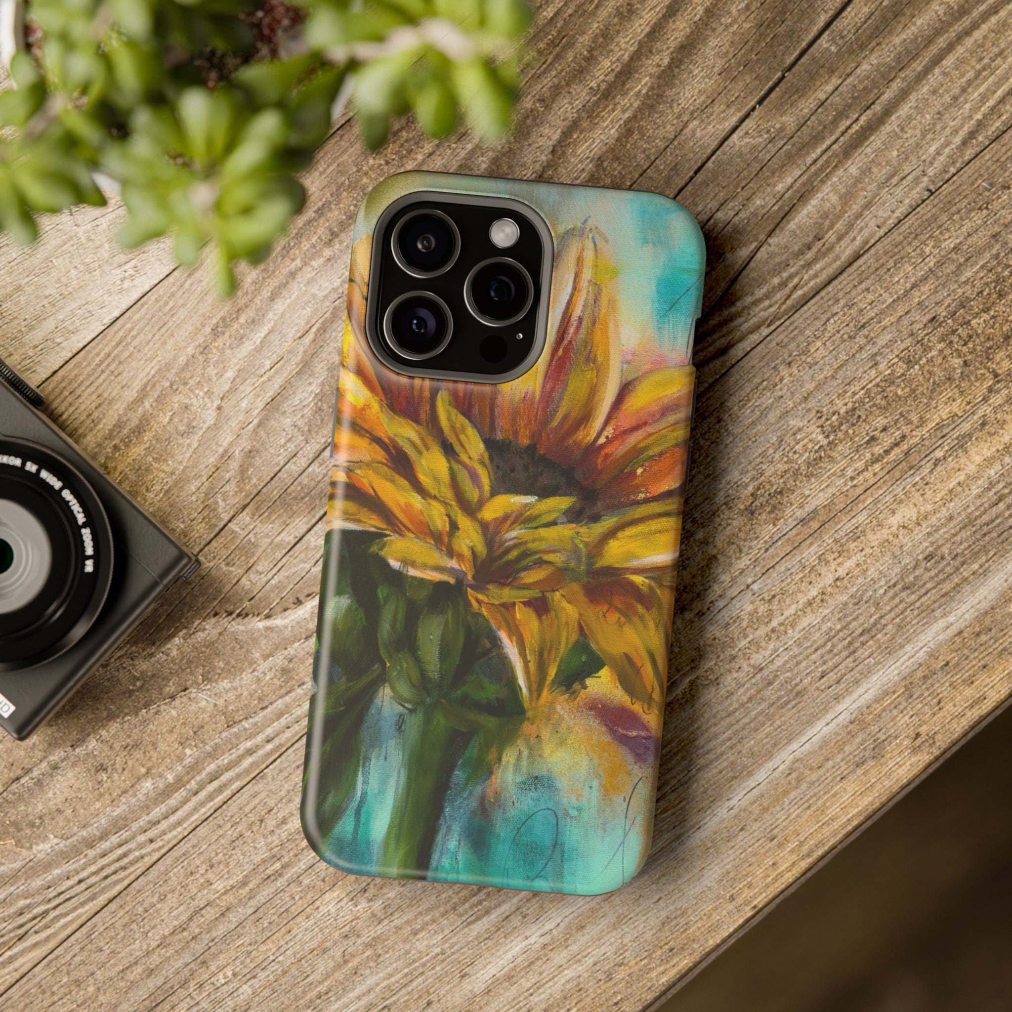 Printify Phone Case Sunflower MagSafe Tough Cases