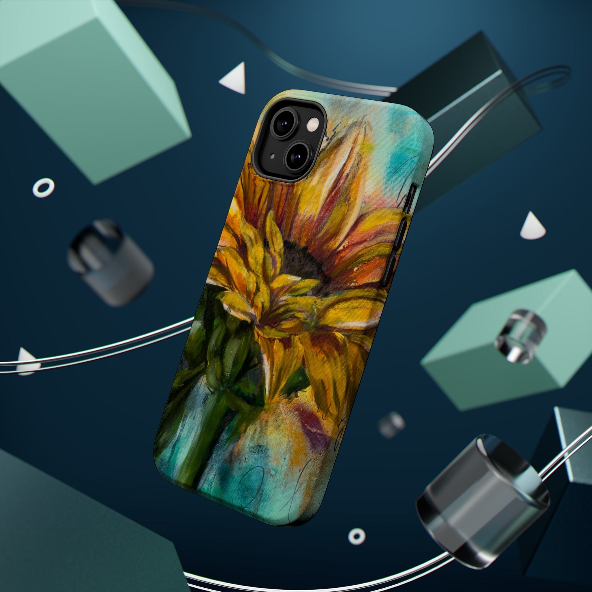 Printify Phone Case Sunflower MagSafe Tough Cases