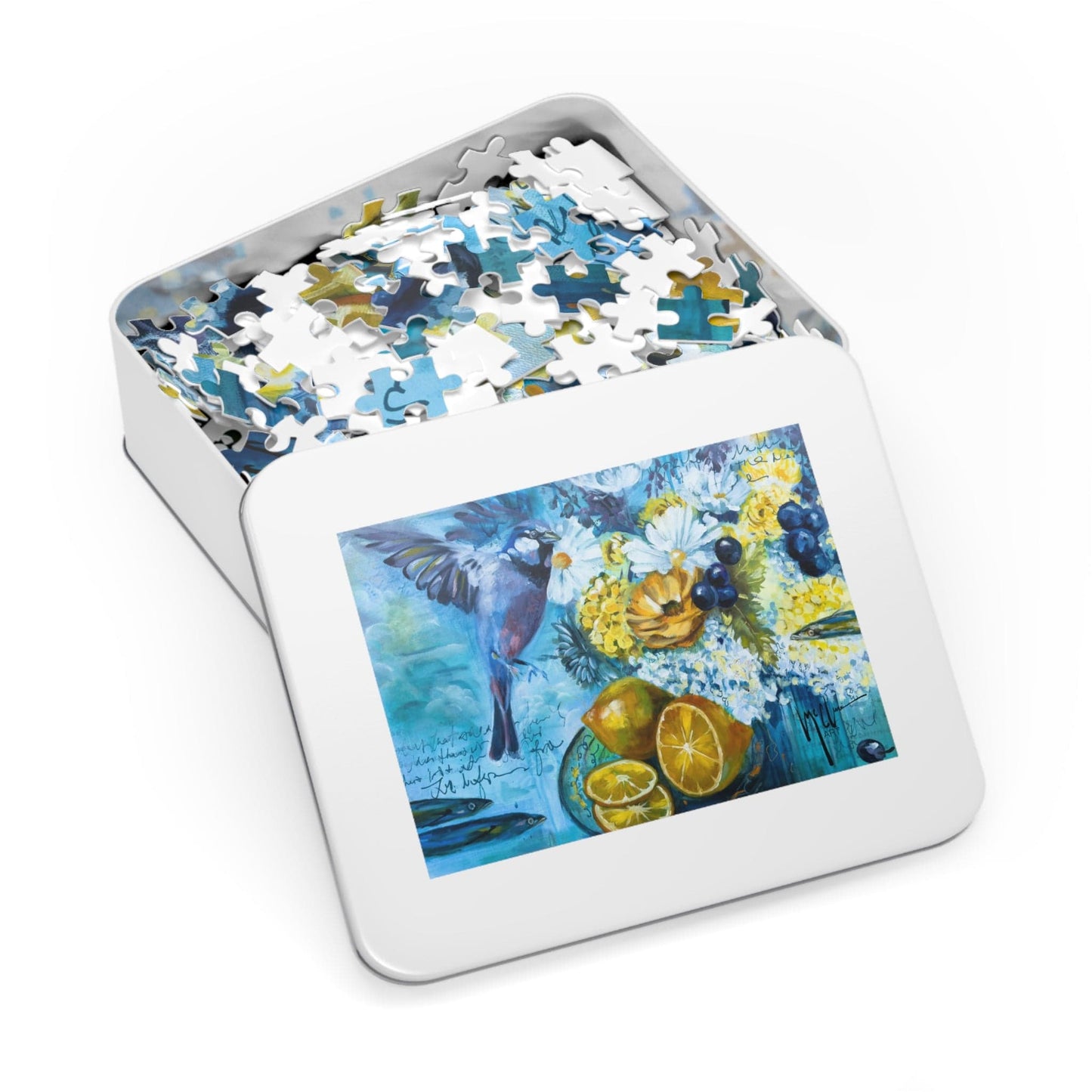 Printify Puzzle 20.5" × 15" (500 pcs) 500 Piece Jigsaw Puzzle of Restless Abundance