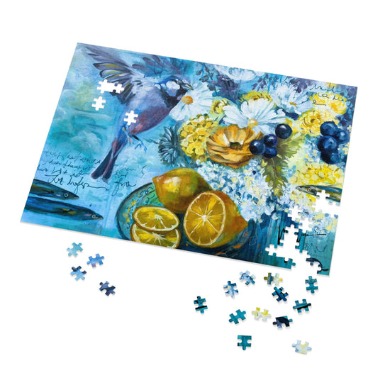 Printify Puzzle 20.5" × 15" (500 pcs) 500 Piece Jigsaw Puzzle of Restless Abundance