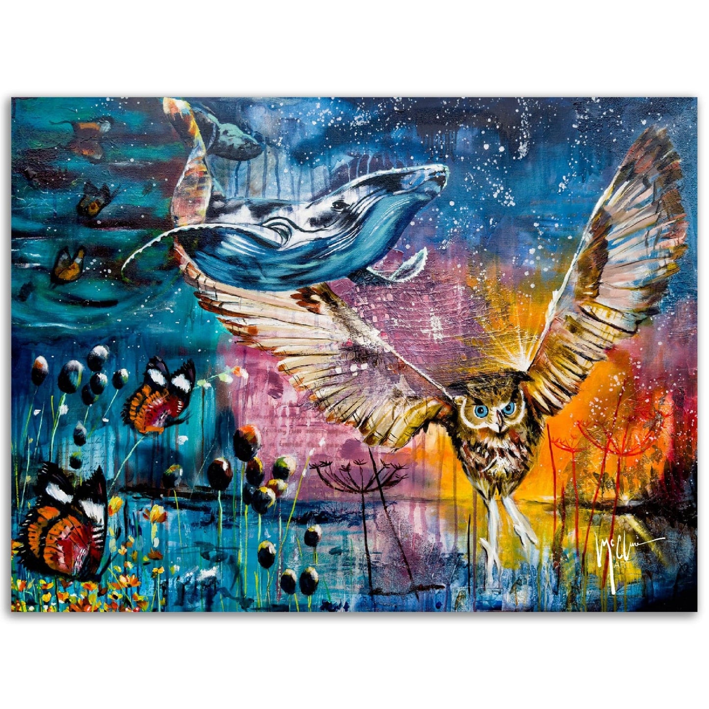 Gelato Print Material 45x60 cm / 18x24″ Night Gathering Fine Art Print