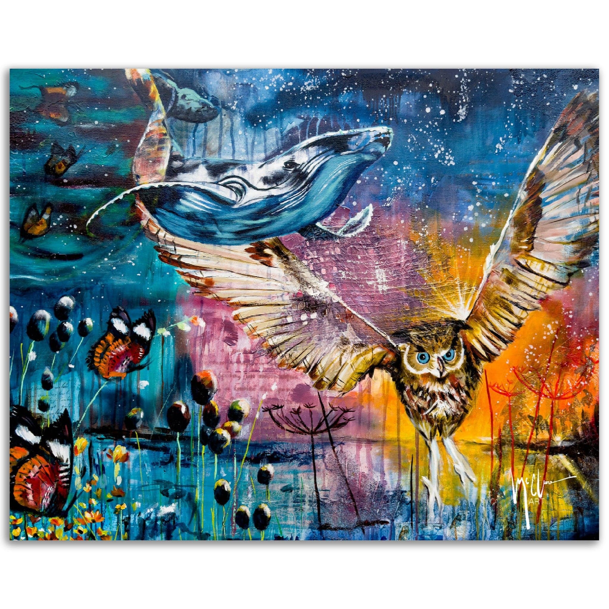 Gelato Print Material Night Gathering Fine Art Print