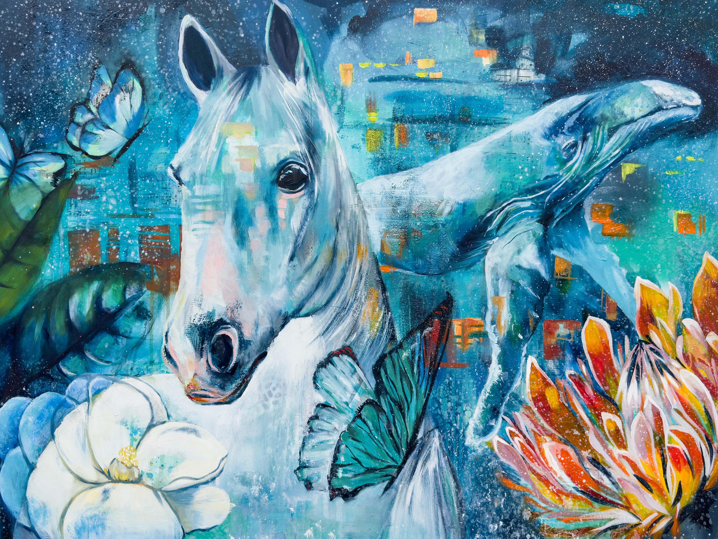 Linda McClure Art 0riginal Painting Enduring
