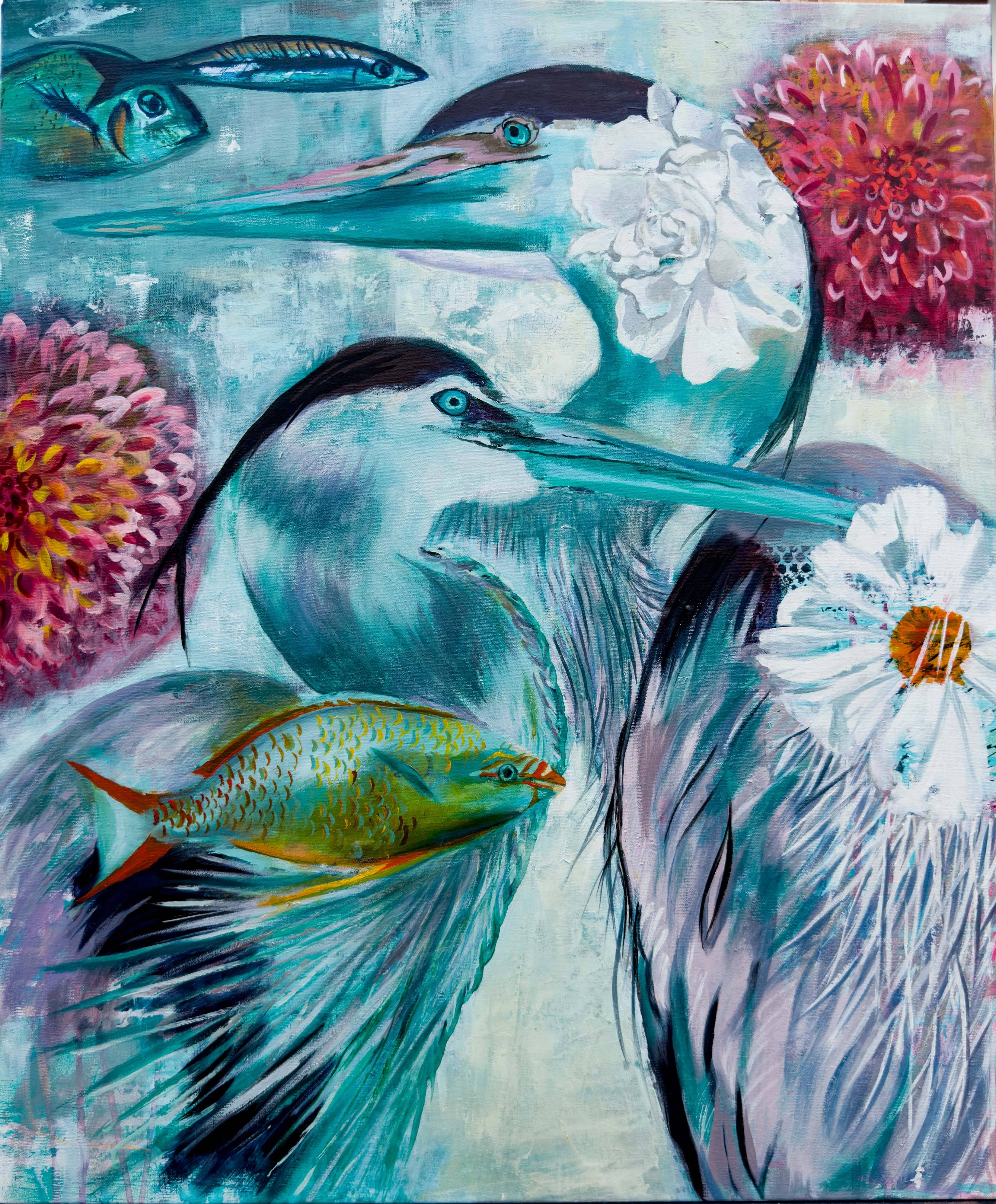 Linda McClure Art 0riginal Painting Harmony