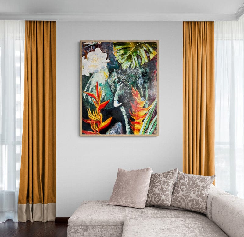 Linda McClure Art 0riginal Painting Materializing