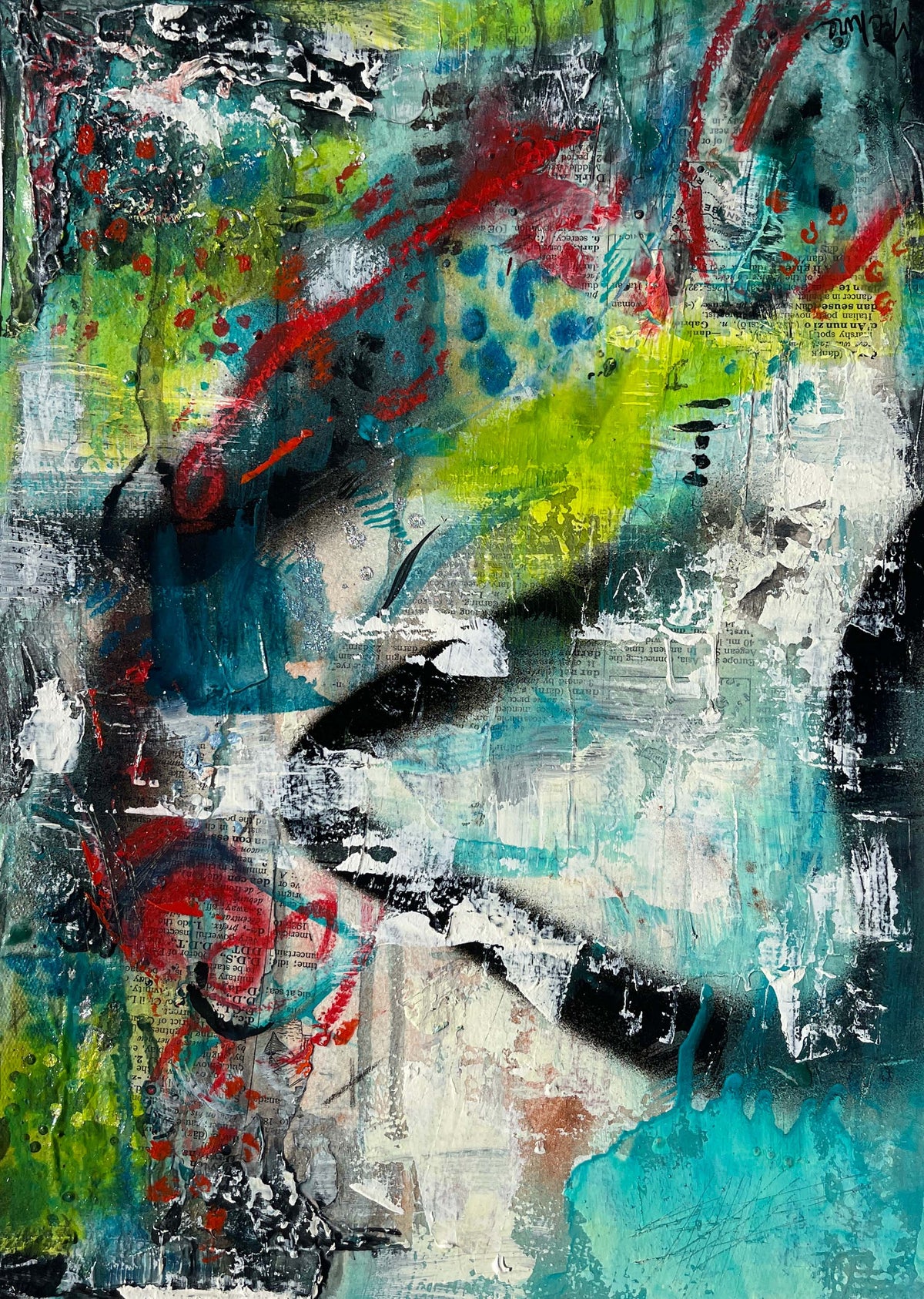 Linda McClure Art 0riginal Painting Stormy Light