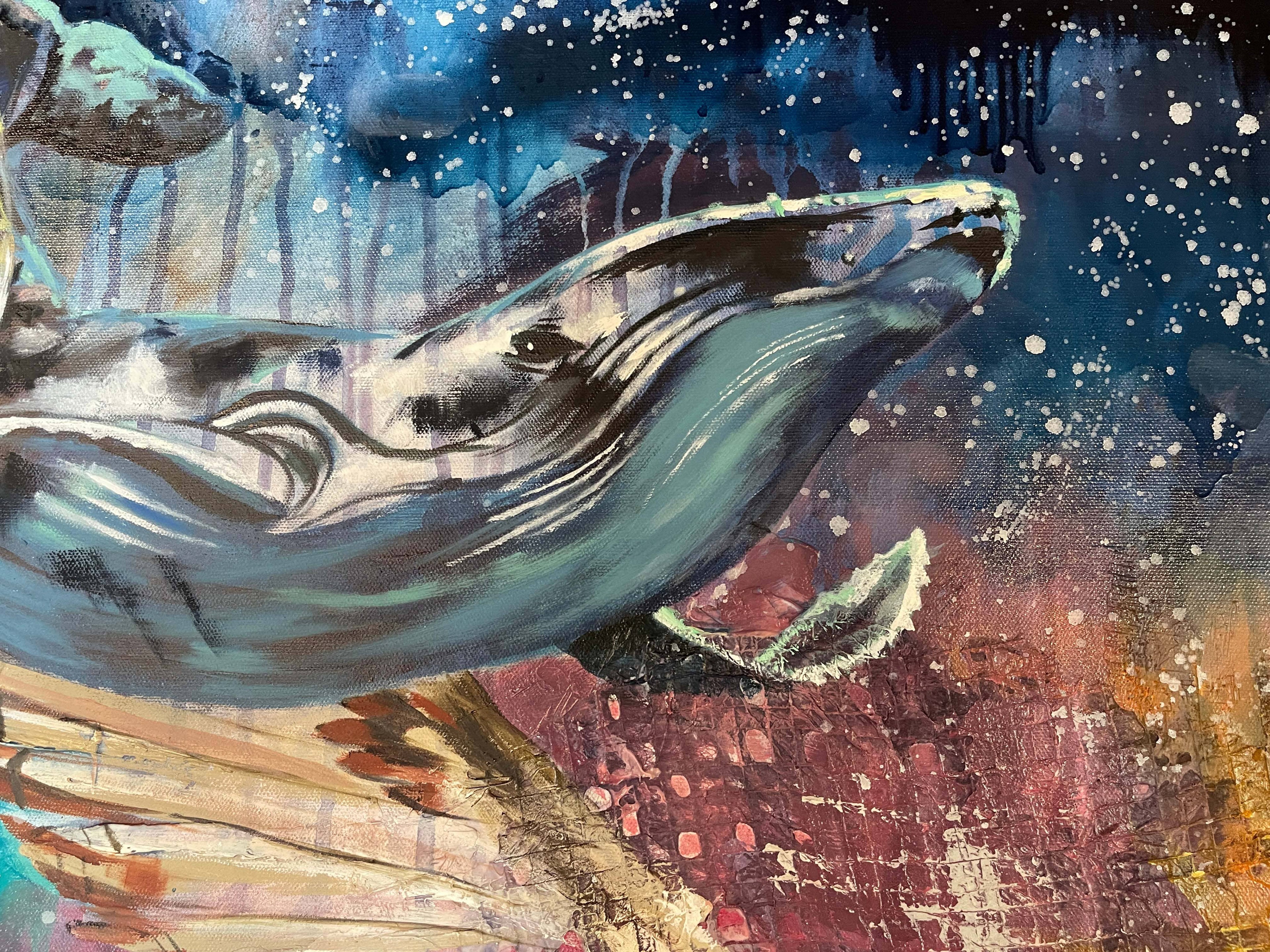 Linda McClure Art 0riginal Painting The Night Gathering
