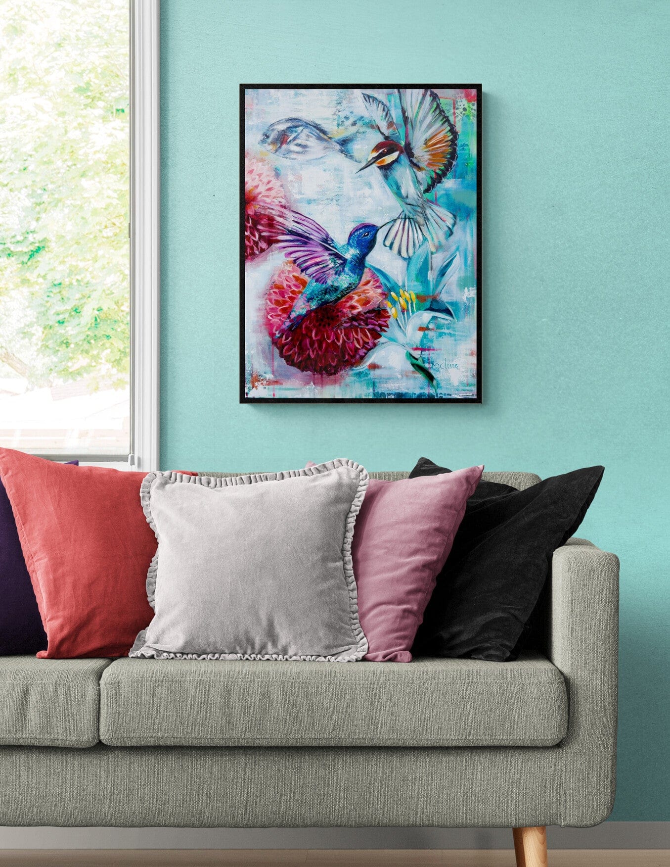 Linda McClure Art 0riginal Painting Understanding