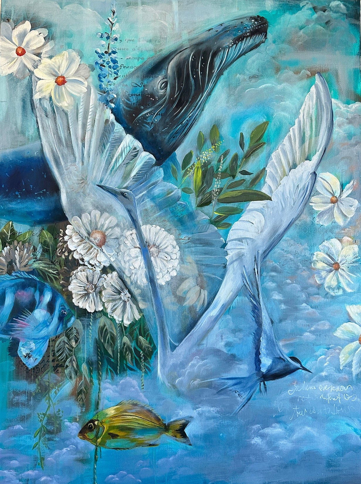 Linda McClure Art 0riginal Painting Unimagined Abundance