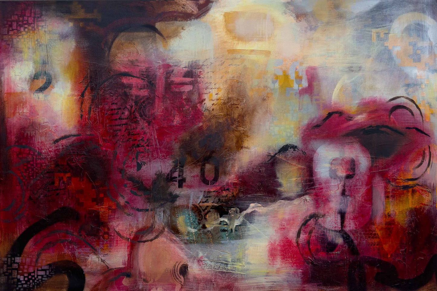Linda McClure Art Original Painting Challenge the Path