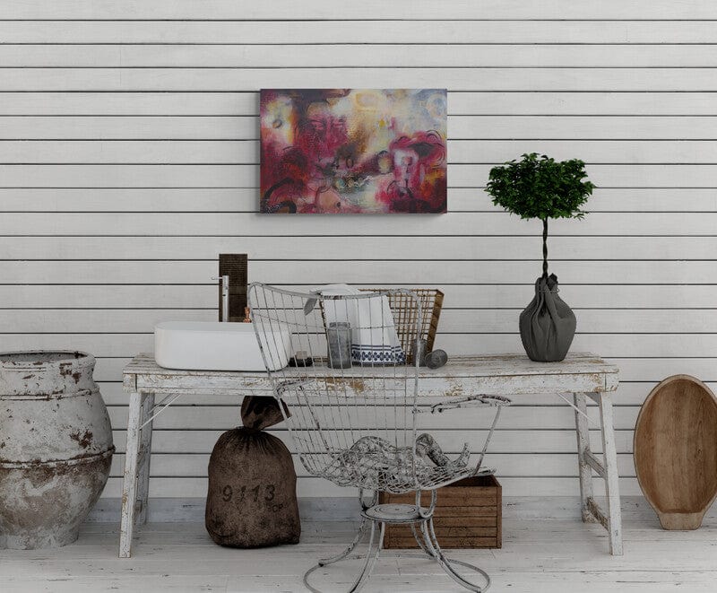 Linda McClure Art Original Painting Challenge the Path