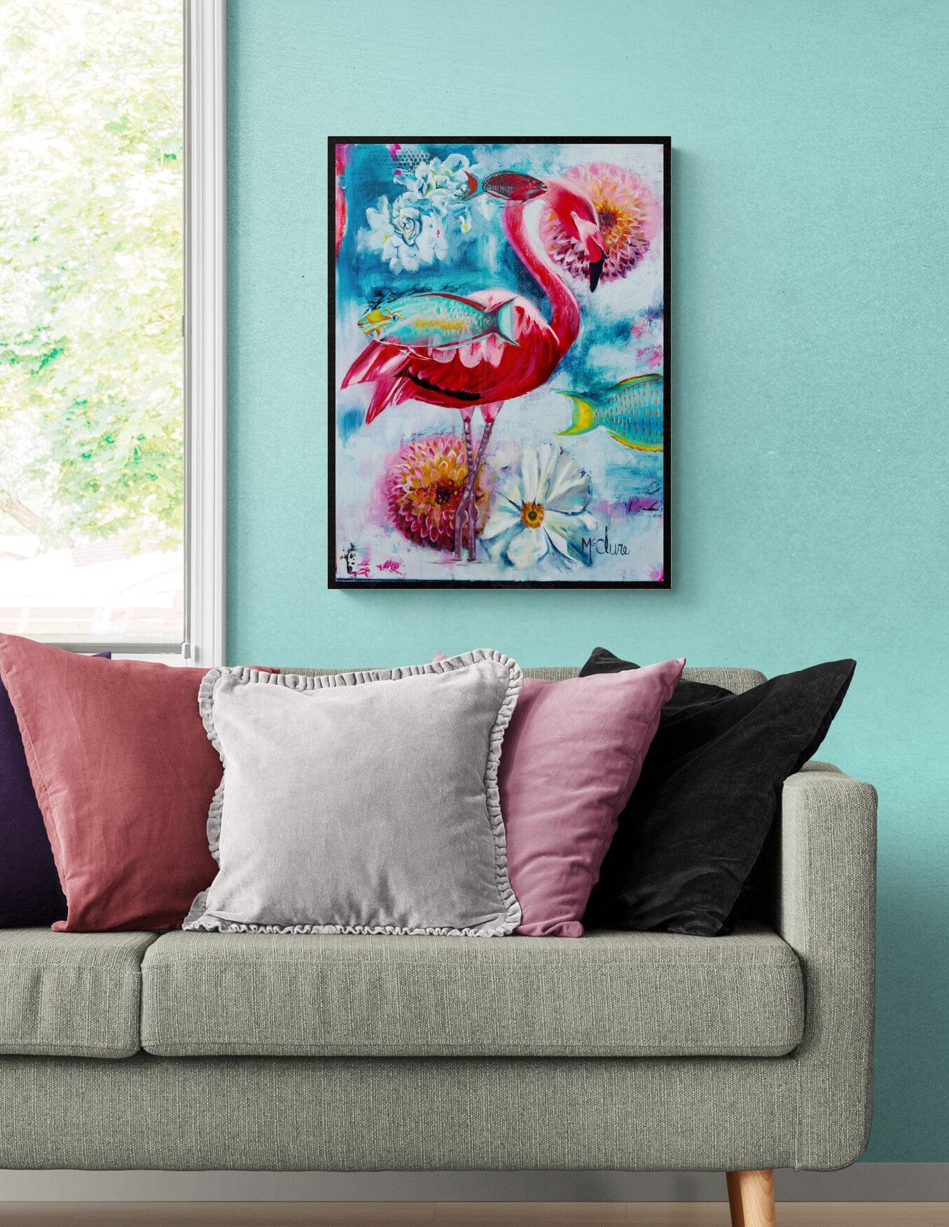 Linda McClure Art Original Painting Forever