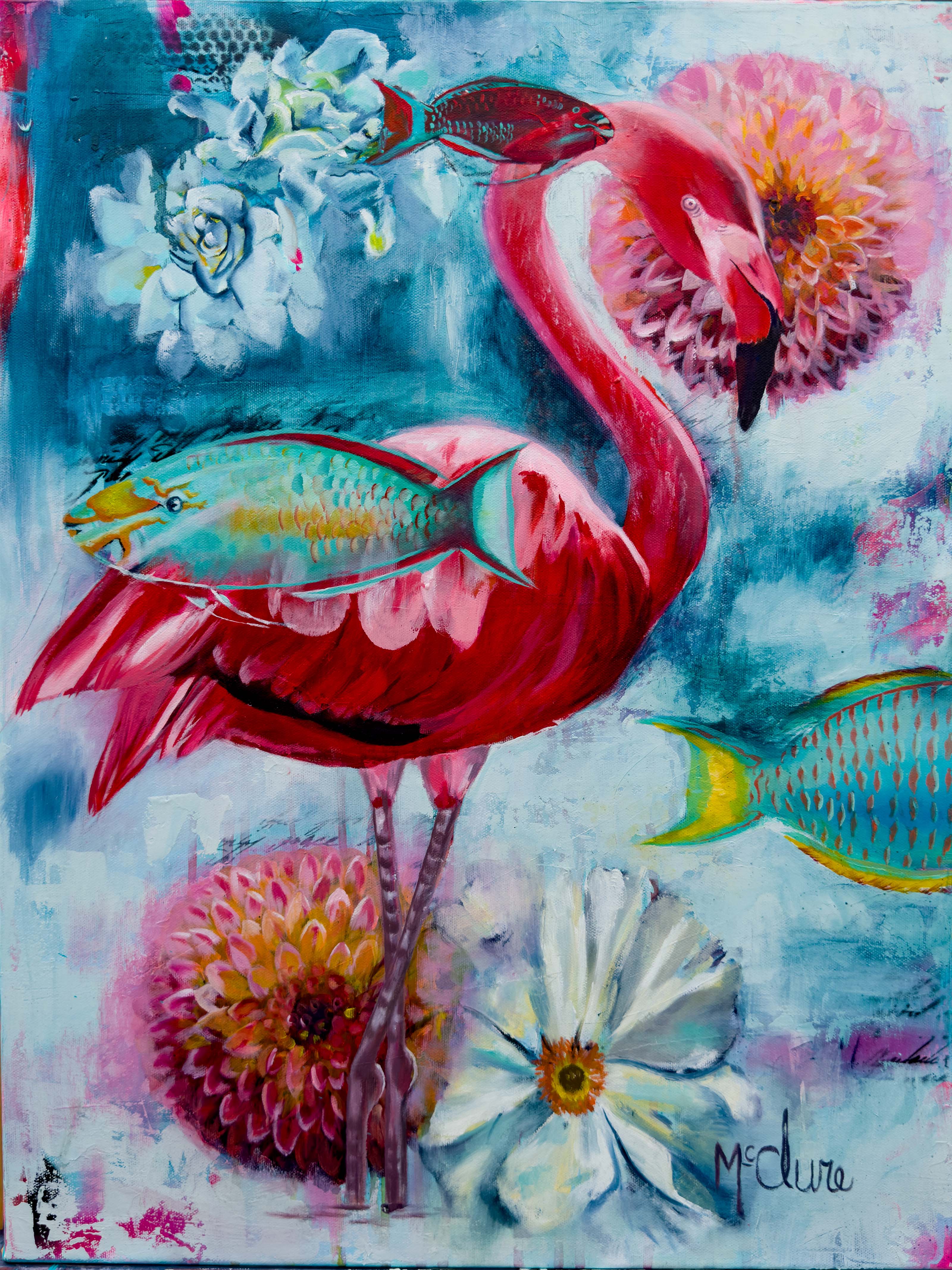 Linda McClure Art Original Painting Forever