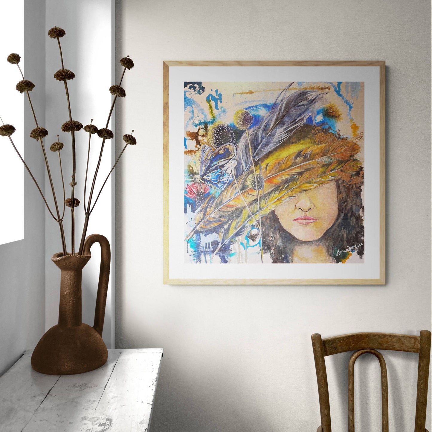 Load image into Gallery viewer, example of painting hanging on a wall
