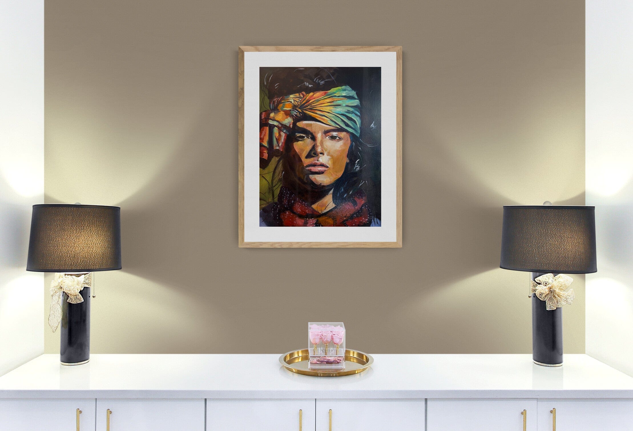 Linda McClure Art Original Painting Misha