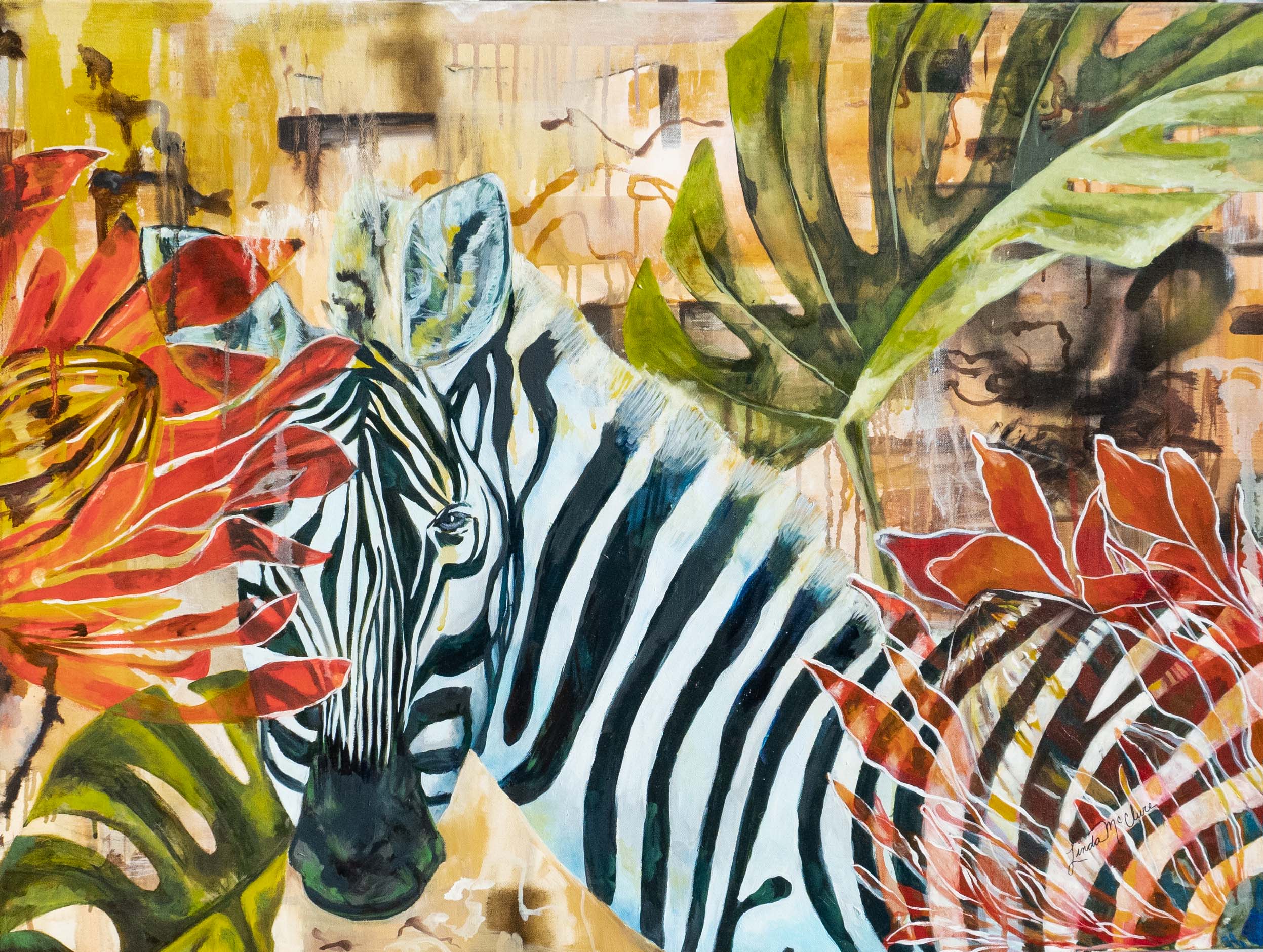 Linda McClure Art Original Painting Setting Out