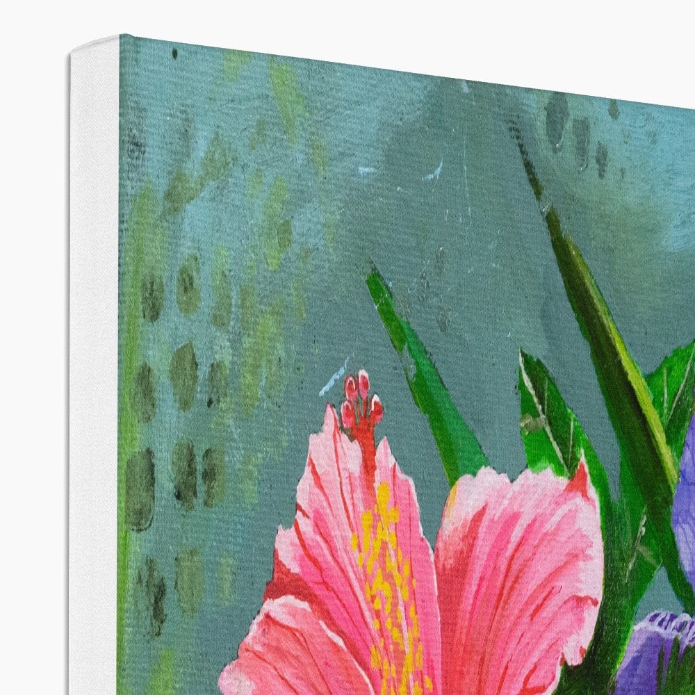 Prodigi Canvas print Iris and Hibiscus Canvas