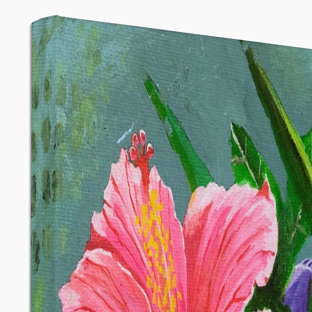 Prodigi Canvas print Iris and Hibiscus Canvas