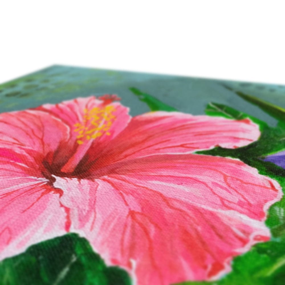 Prodigi Canvas print Iris and Hibiscus Canvas