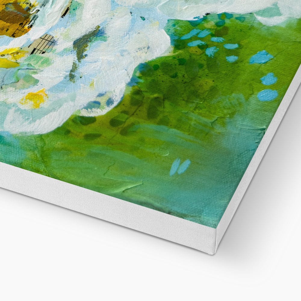 Prodigi Fine art Flower Music Series Ranunculus Print Canvas