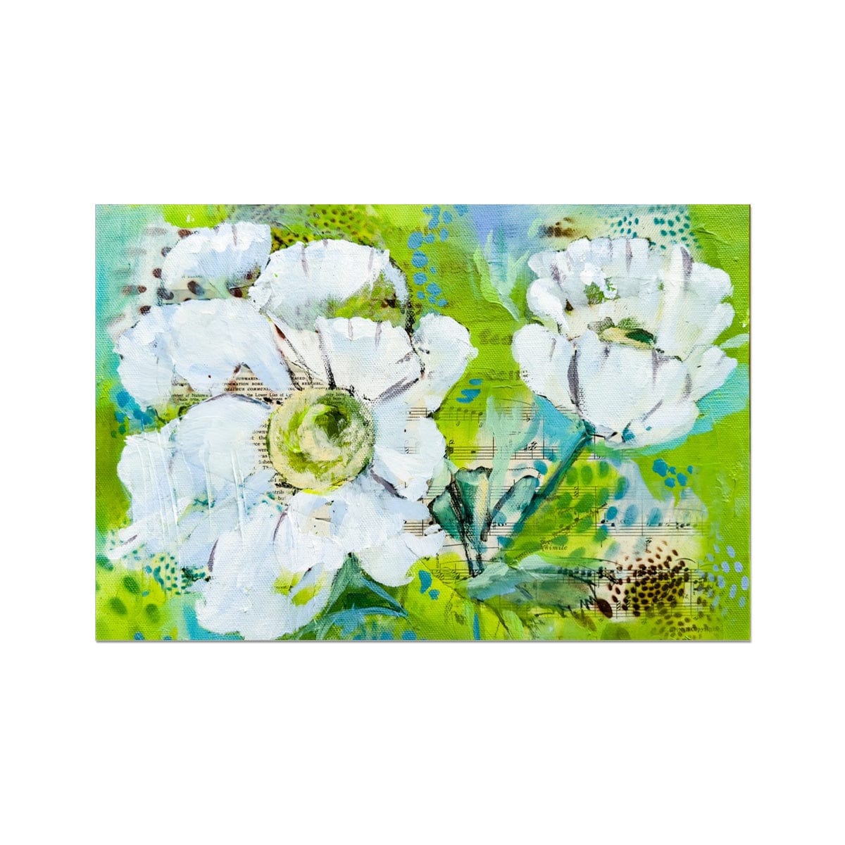 Prodigi Fine art print Flower Music Series Anemone Print Fine Art Print