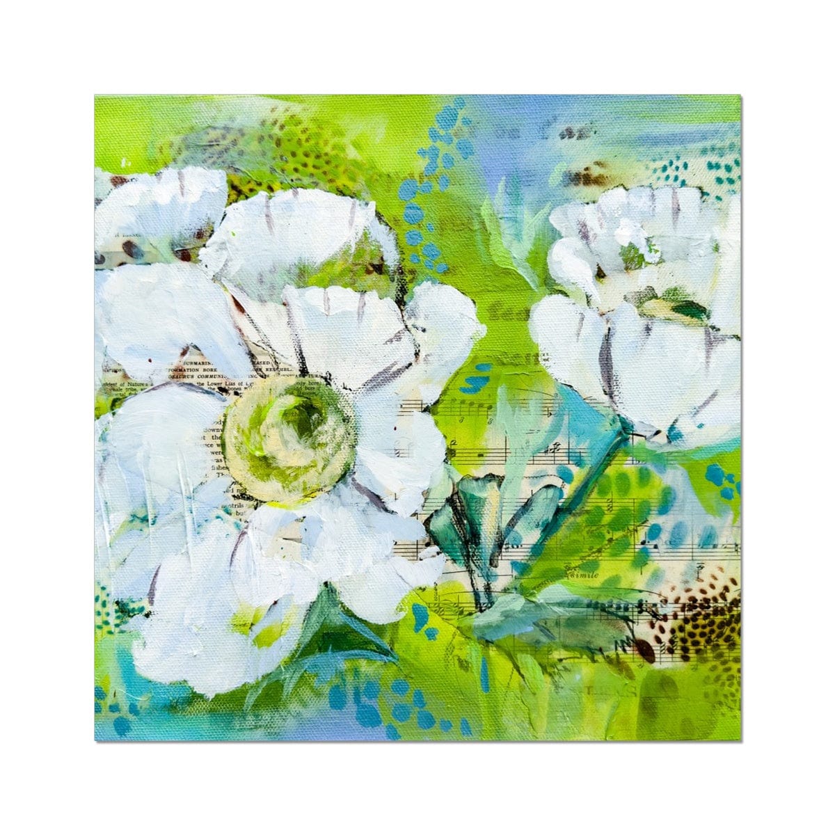 Prodigi Fine art print Flower Music Series Anemone Print Fine Art Print
