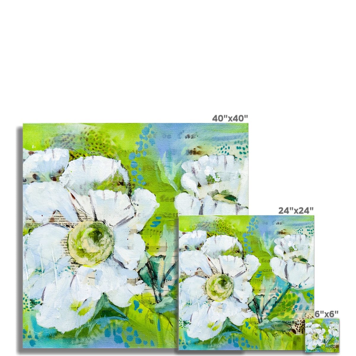 Prodigi Fine art print Flower Music Series Anemone Print Fine Art Print