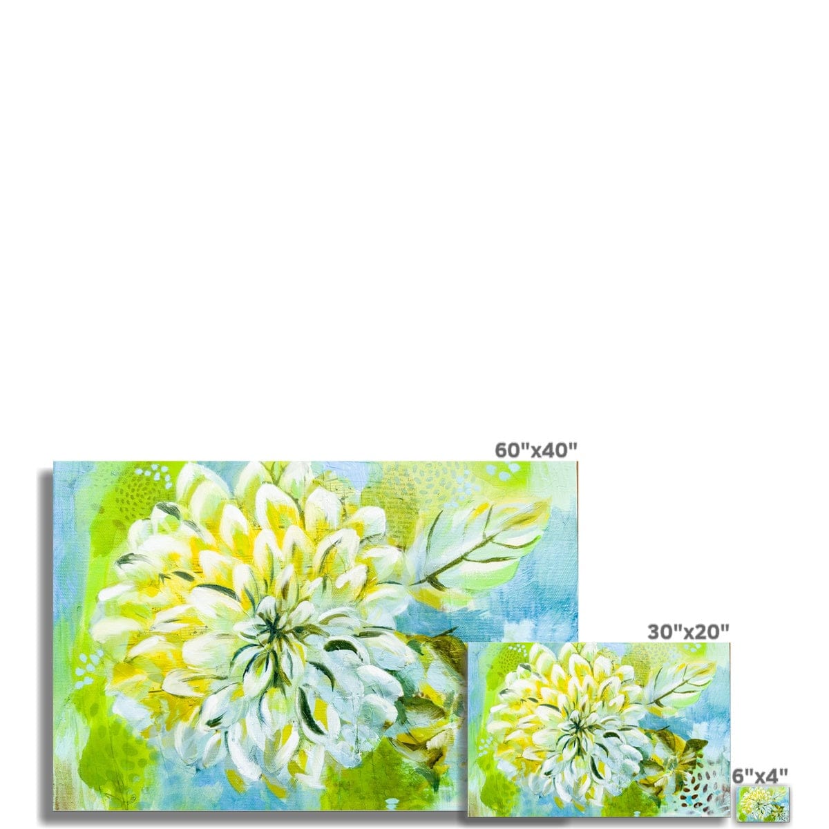 Prodigi Fine art print Flower Music Series Dahlia Print Fine Art Print