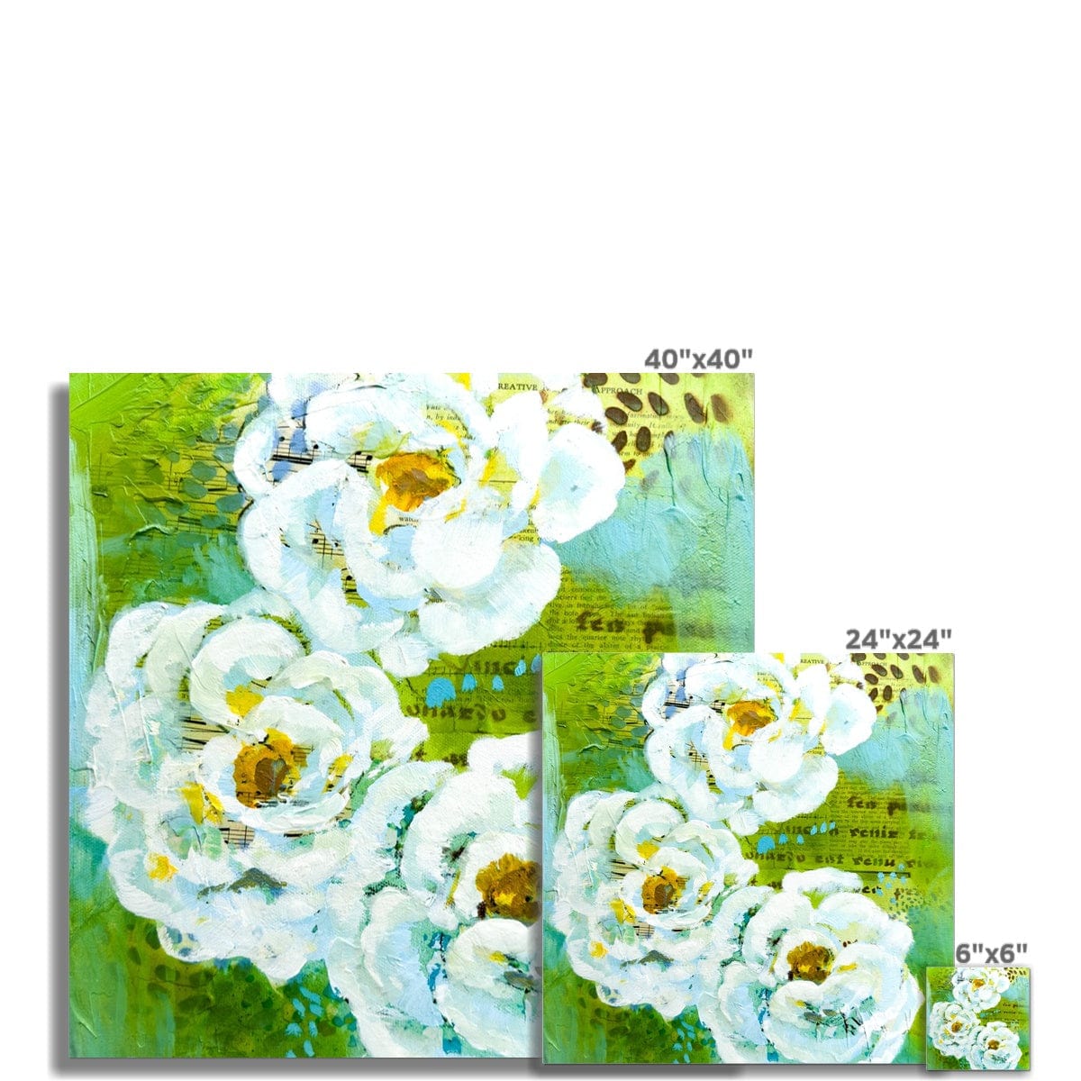 Prodigi Fine art print Flower Music Series Ranunculus Print Fine Art Print