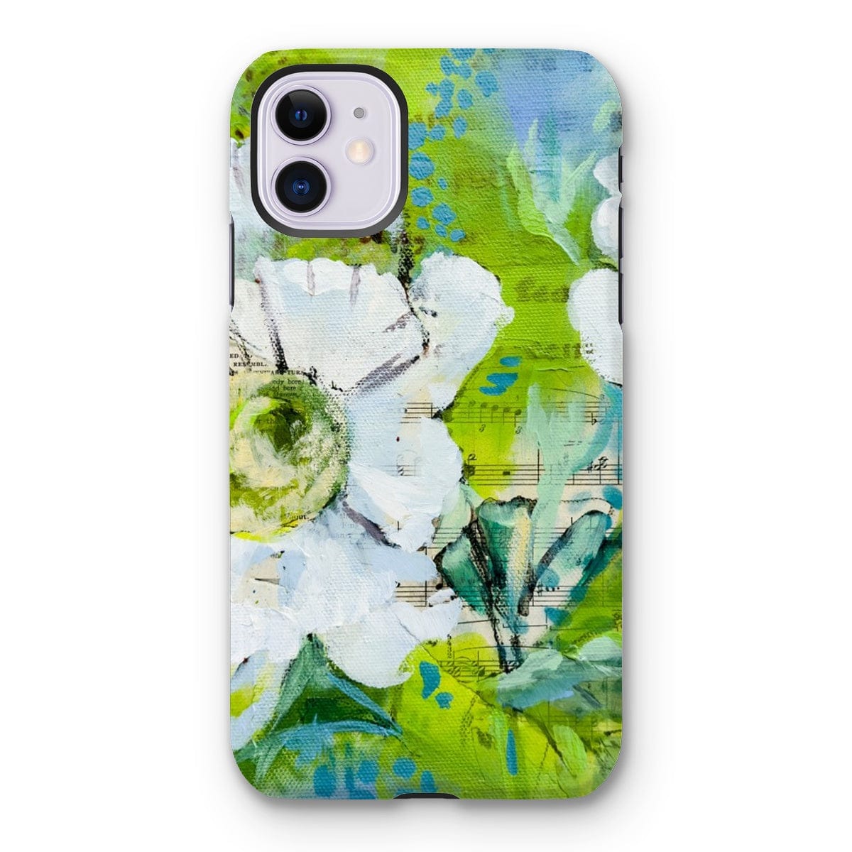 Load image into Gallery viewer, Prodigi Phone &amp;amp; Tablet Cases iPhone 11 / Gloss Flower Music Series Anemone Print Tough Phone Case
