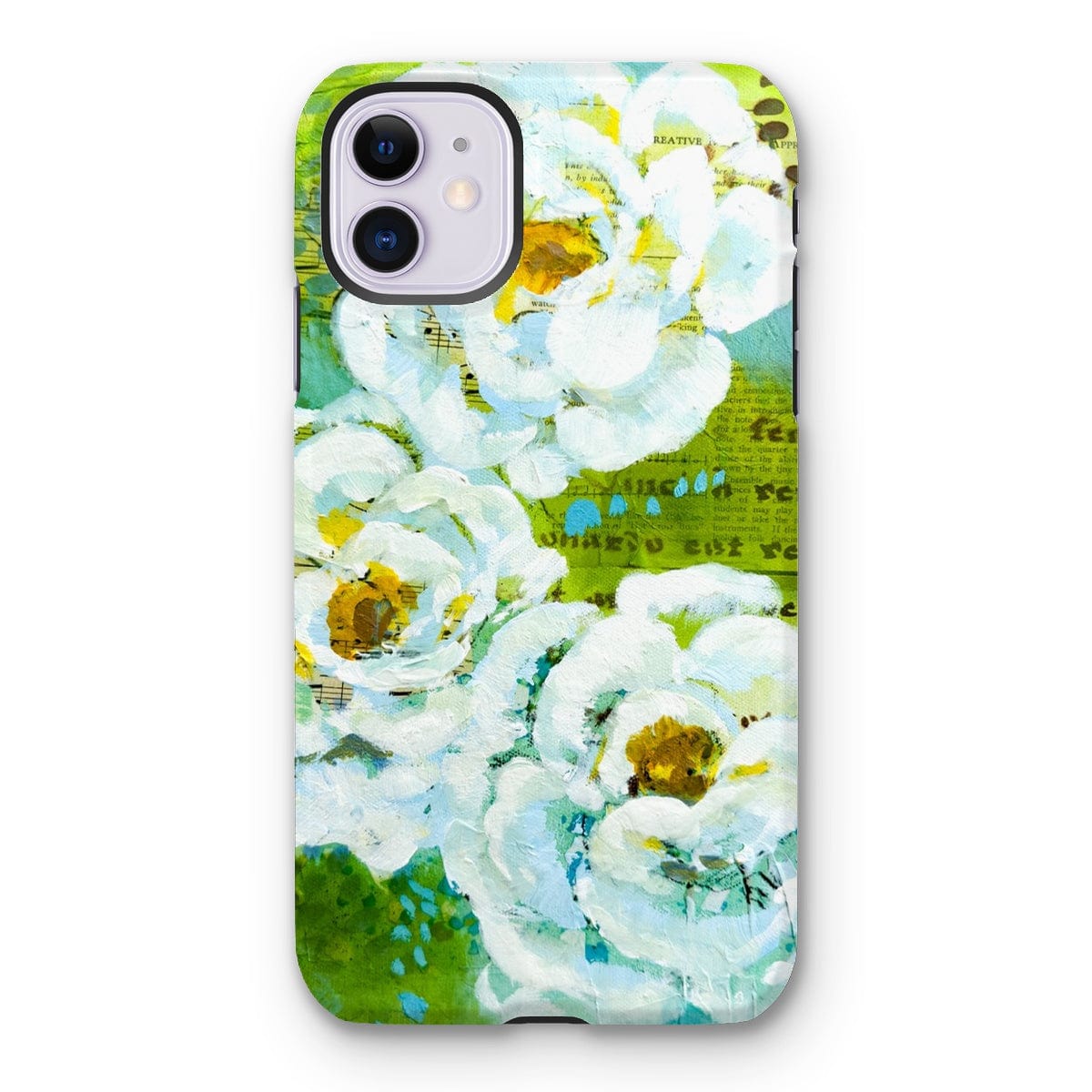 Prodigi Phone & Tablet Cases iPhone 11 / Gloss Flower Music Series Ranunculus Print Tough Phone Case