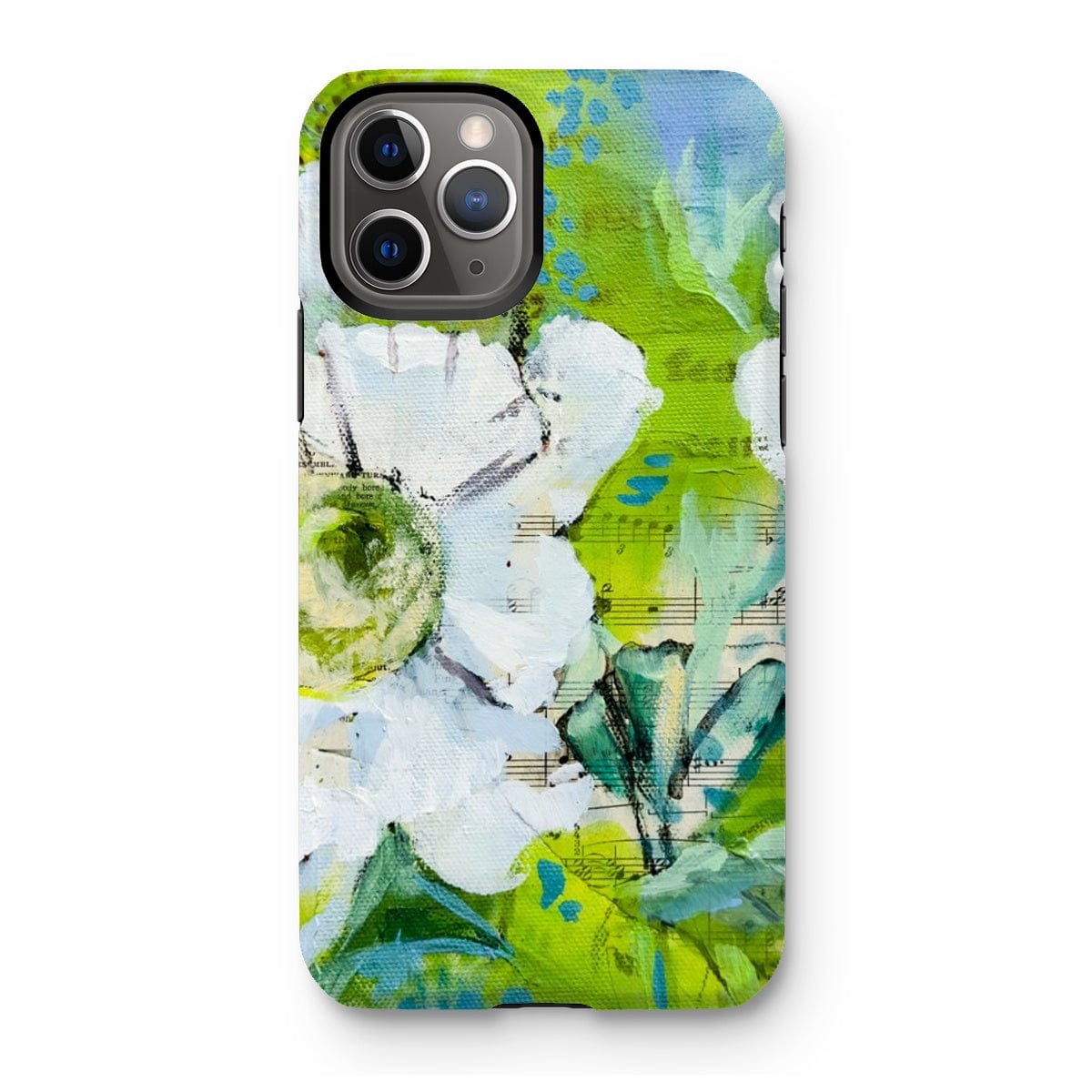 Load image into Gallery viewer, Prodigi Phone &amp;amp; Tablet Cases iPhone 11 Pro / Gloss Flower Music Series Anemone Print Tough Phone Case
