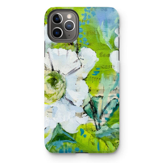 Prodigi Phone & Tablet Cases iPhone 11 Pro Max / Gloss Flower Music Series Anemone Print Tough Phone Case