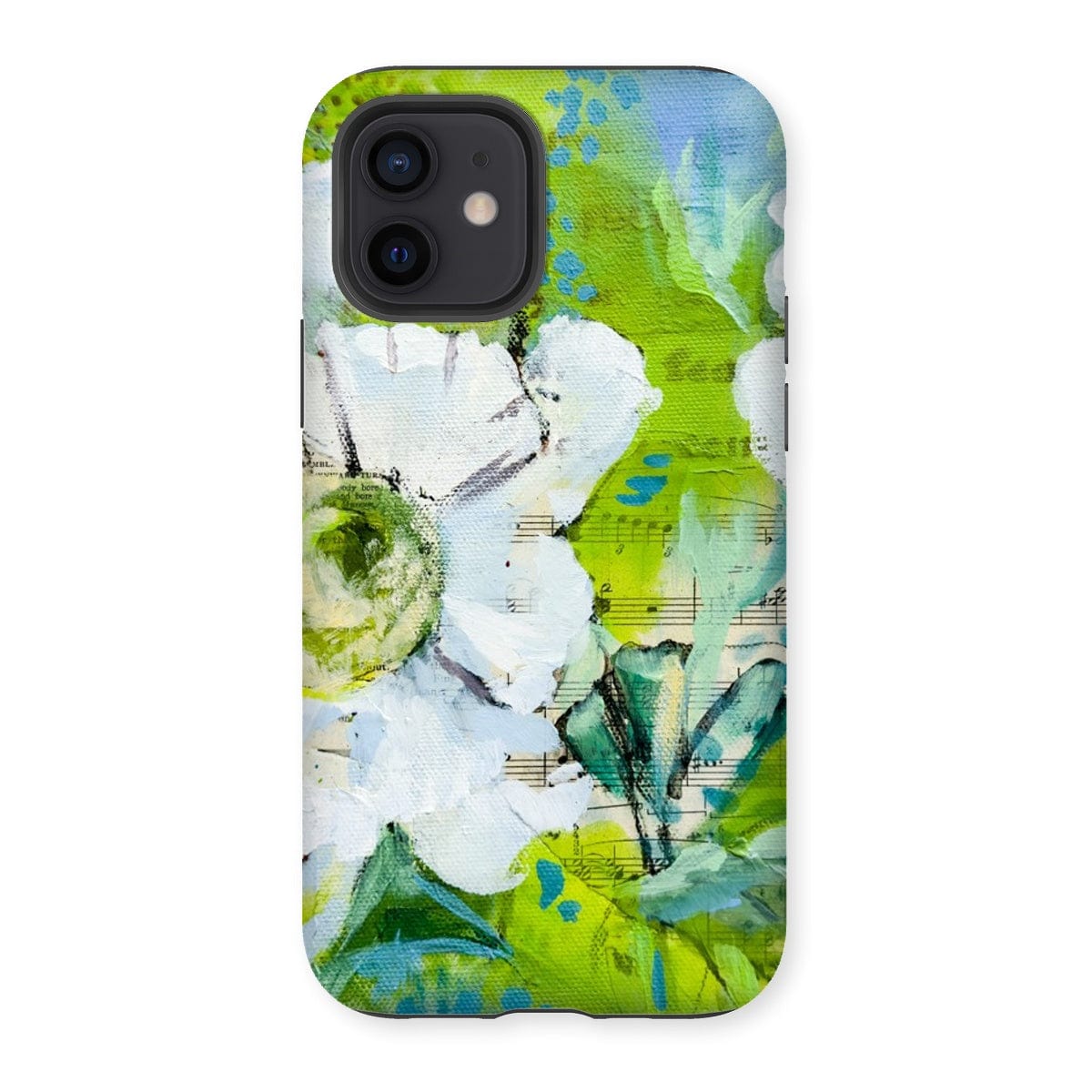 Load image into Gallery viewer, Prodigi Phone &amp;amp; Tablet Cases iPhone 12 / Gloss Flower Music Series Anemone Print Tough Phone Case
