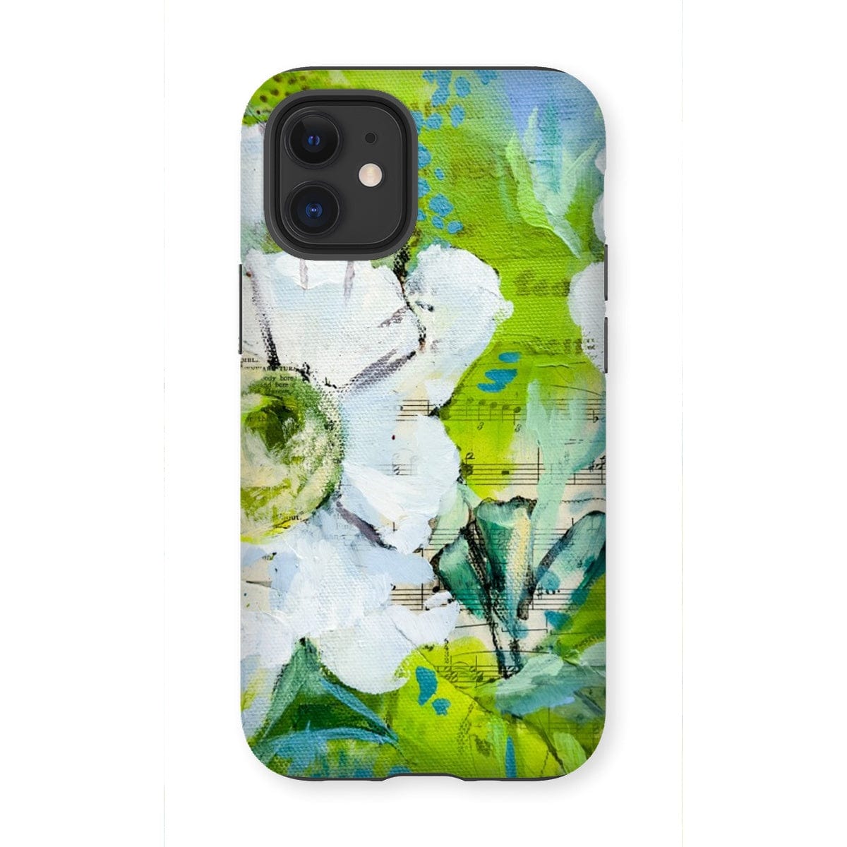 Prodigi Phone & Tablet Cases iPhone 12 Mini / Gloss Flower Music Series Anemone Print Tough Phone Case